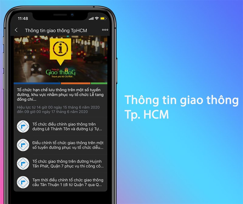 Xem tin tức giao th&ocirc;ng theo ph&acirc;n luồng