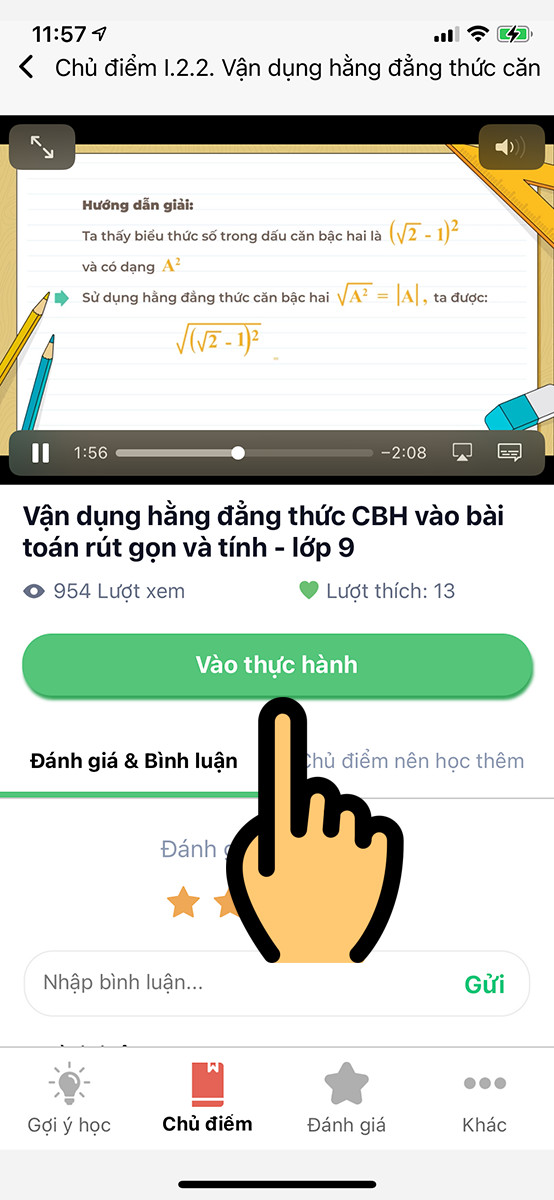 Xem video bài giảng VioEdu