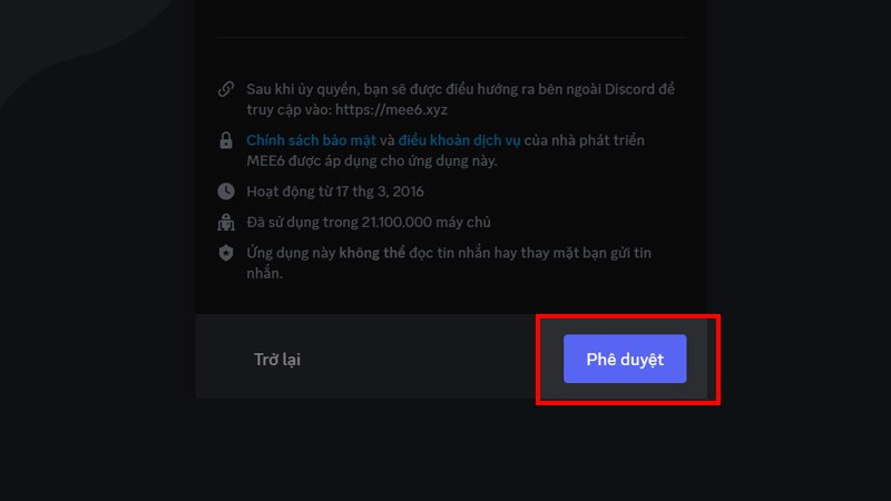 Xóa tin nhắn Discord bằng bot bước 7