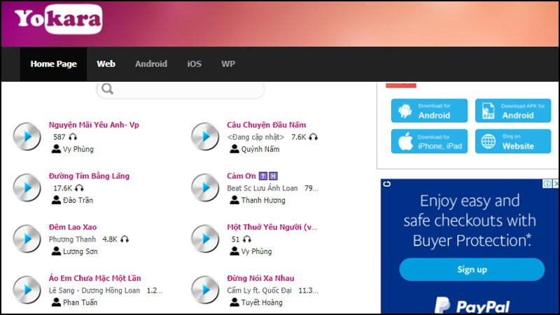 Yokara có thể được xem là trang web hát karaoke tốt nhất hiện nay