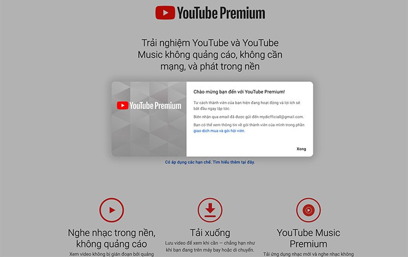 Hướng Dẫn Đăng Ký YouTube Premium Tại Việt Nam Nhận 1 Tháng Miễn Phí