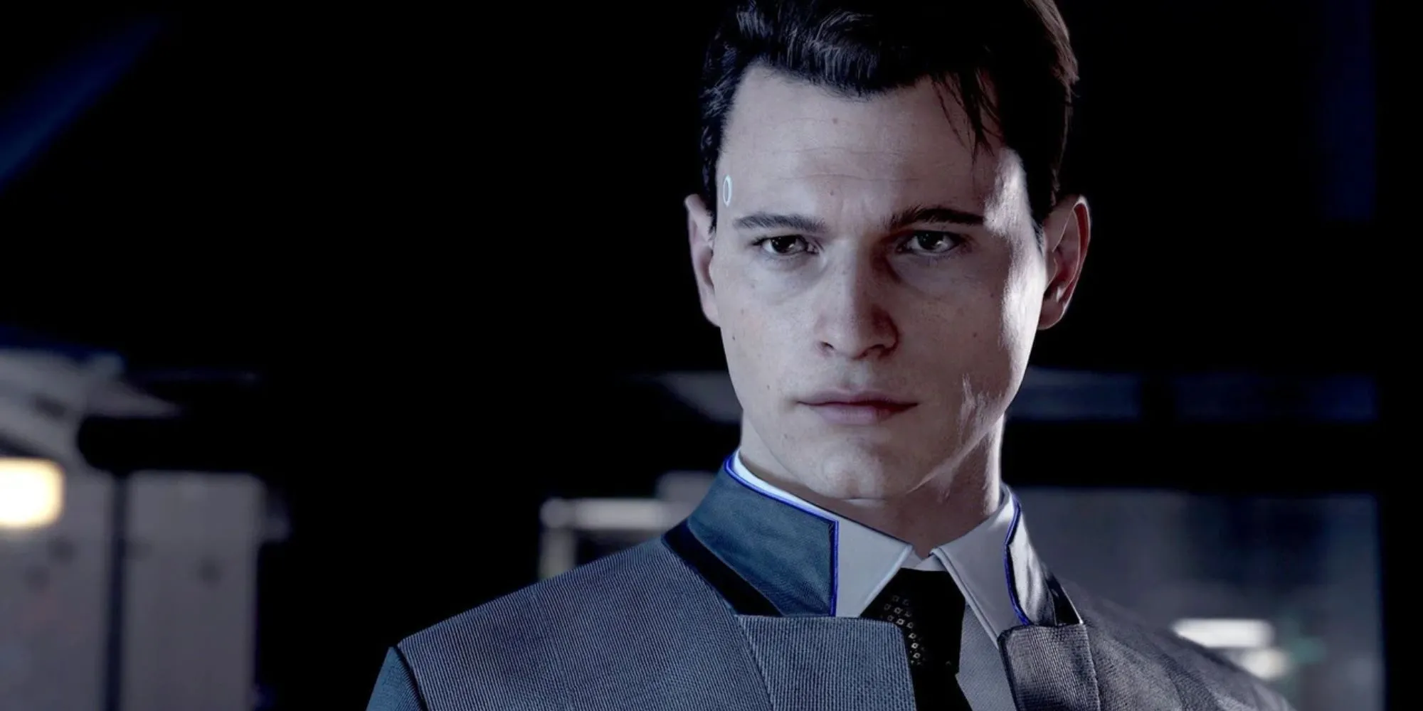 Android điều tra viên Connor trong một phân cảnh của Detroit: Become Human