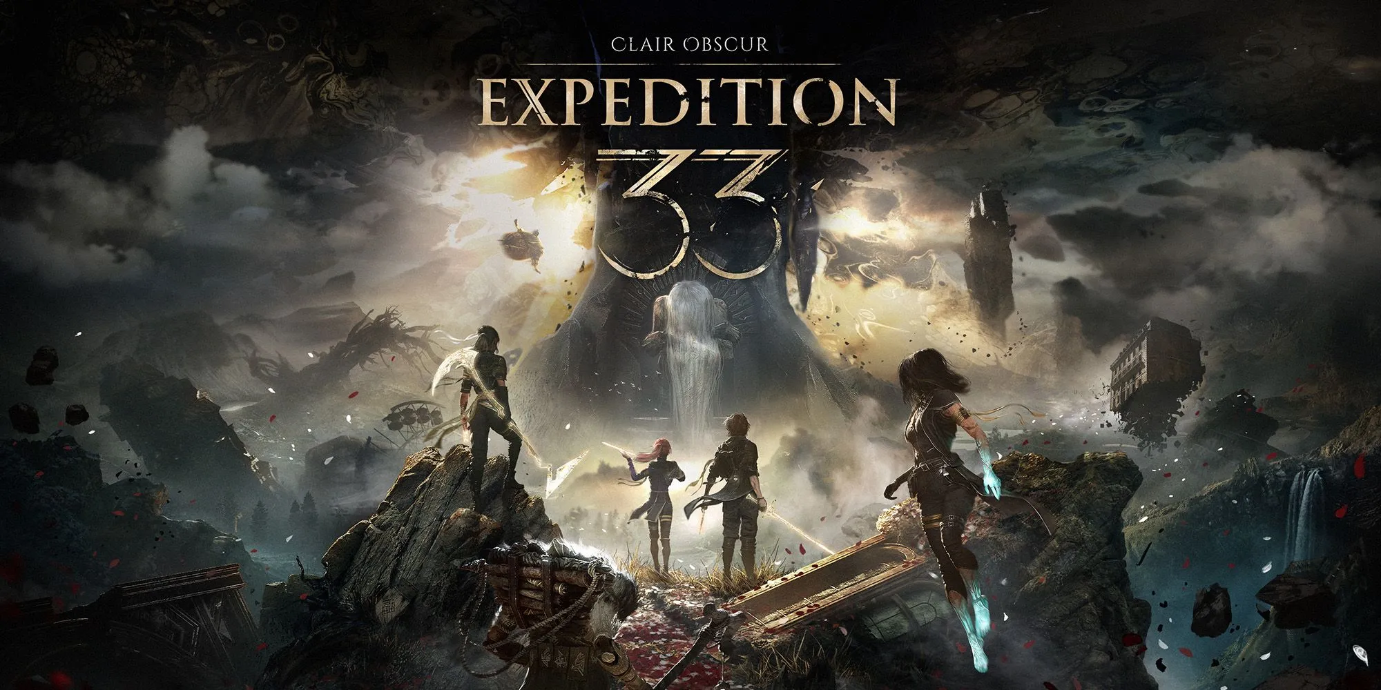 Ảnh bìa chính thức của game Clair Obscur Expedition 33, giới thiệu về cuộc phiêu lưu sắp tới.