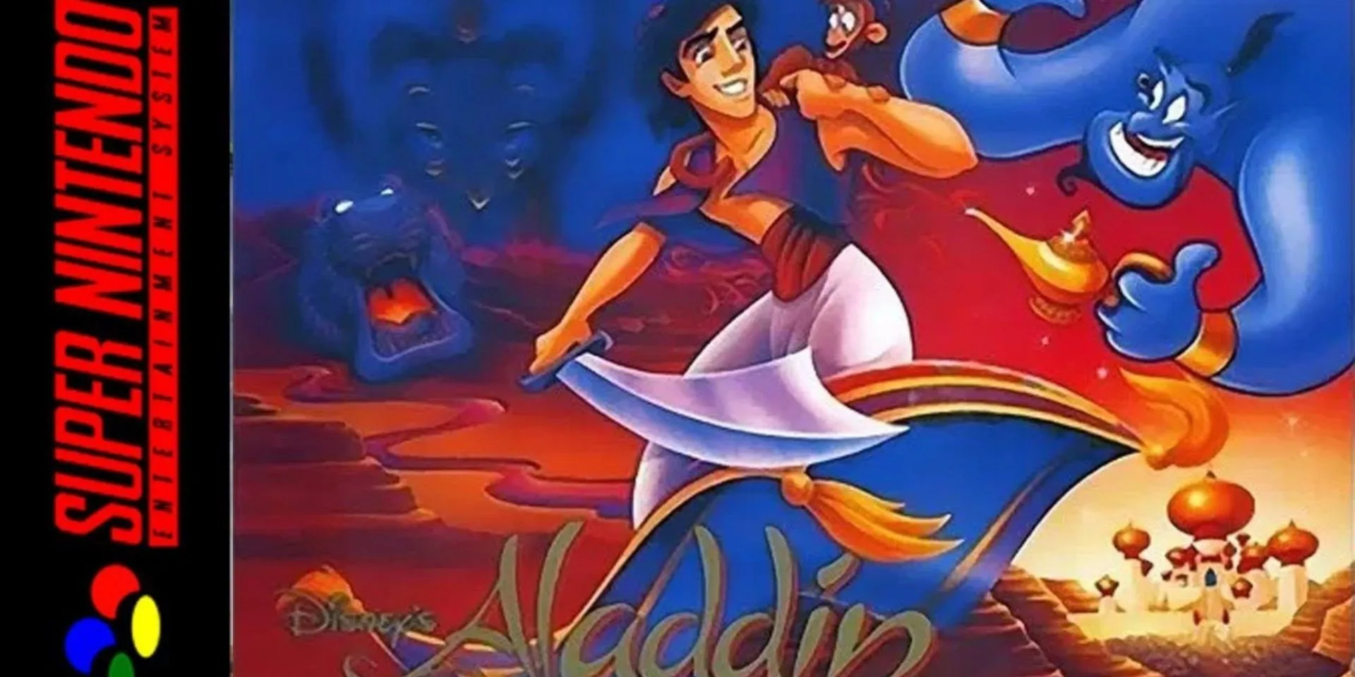 Ảnh bìa game Aladdin bản SNES