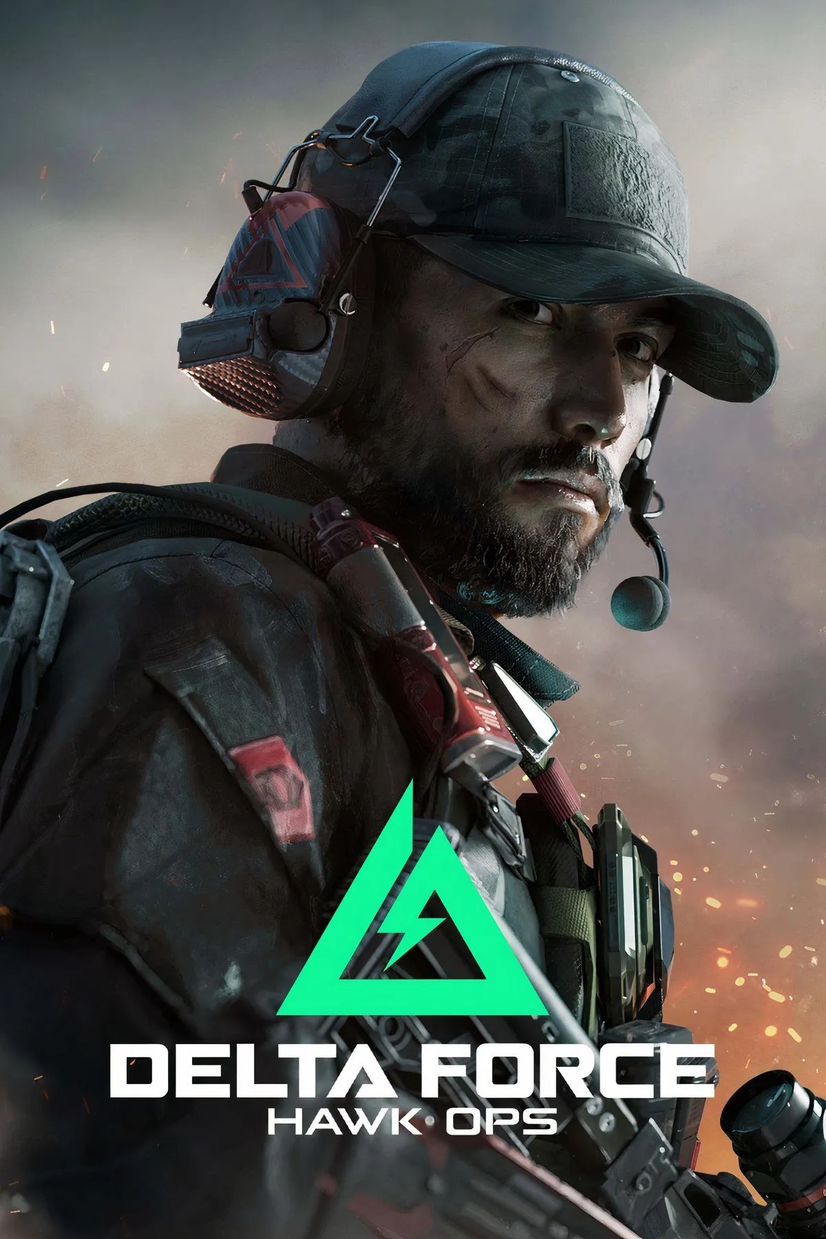 Ảnh cắt ghép gồm nhiều khoảnh khắc hành động trong game Delta Force, cho thấy cận cảnh nhân vật, súng ống và bối cảnh chiến đấu.