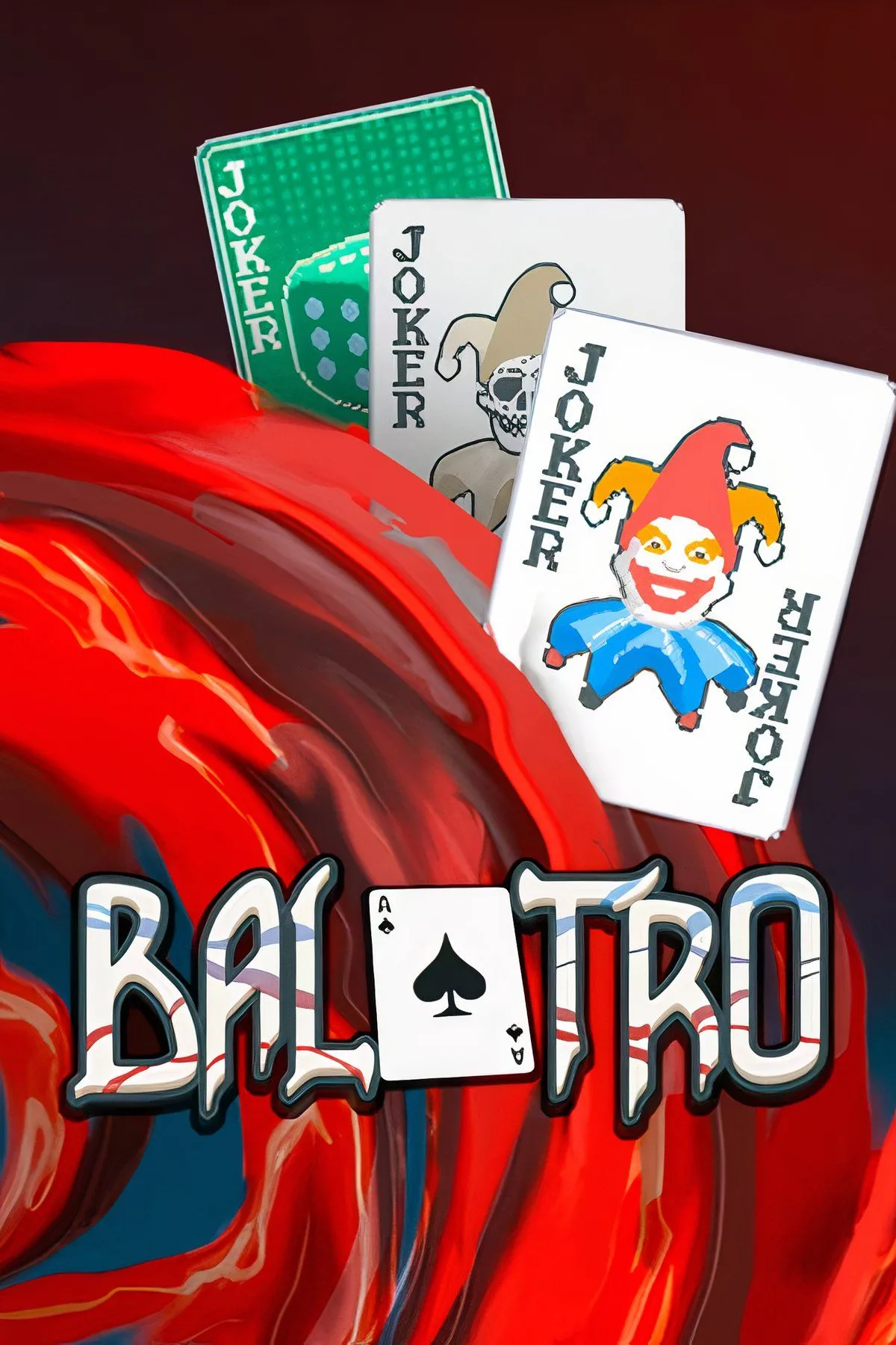 Ảnh collage giới thiệu game Balatro và các thẻ bài