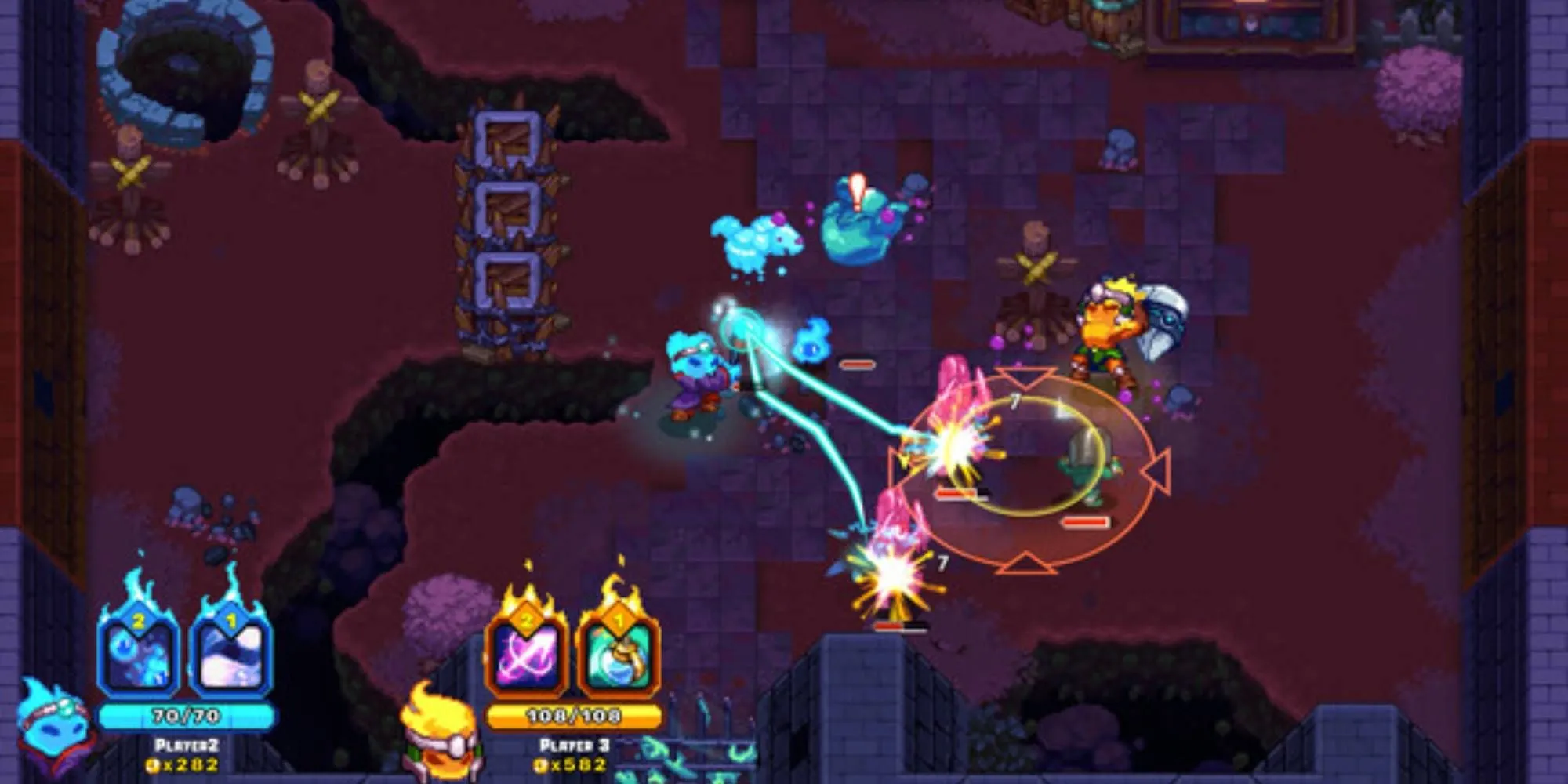 Ba nhân vật Ember Knights đứng cạnh nhau trong game