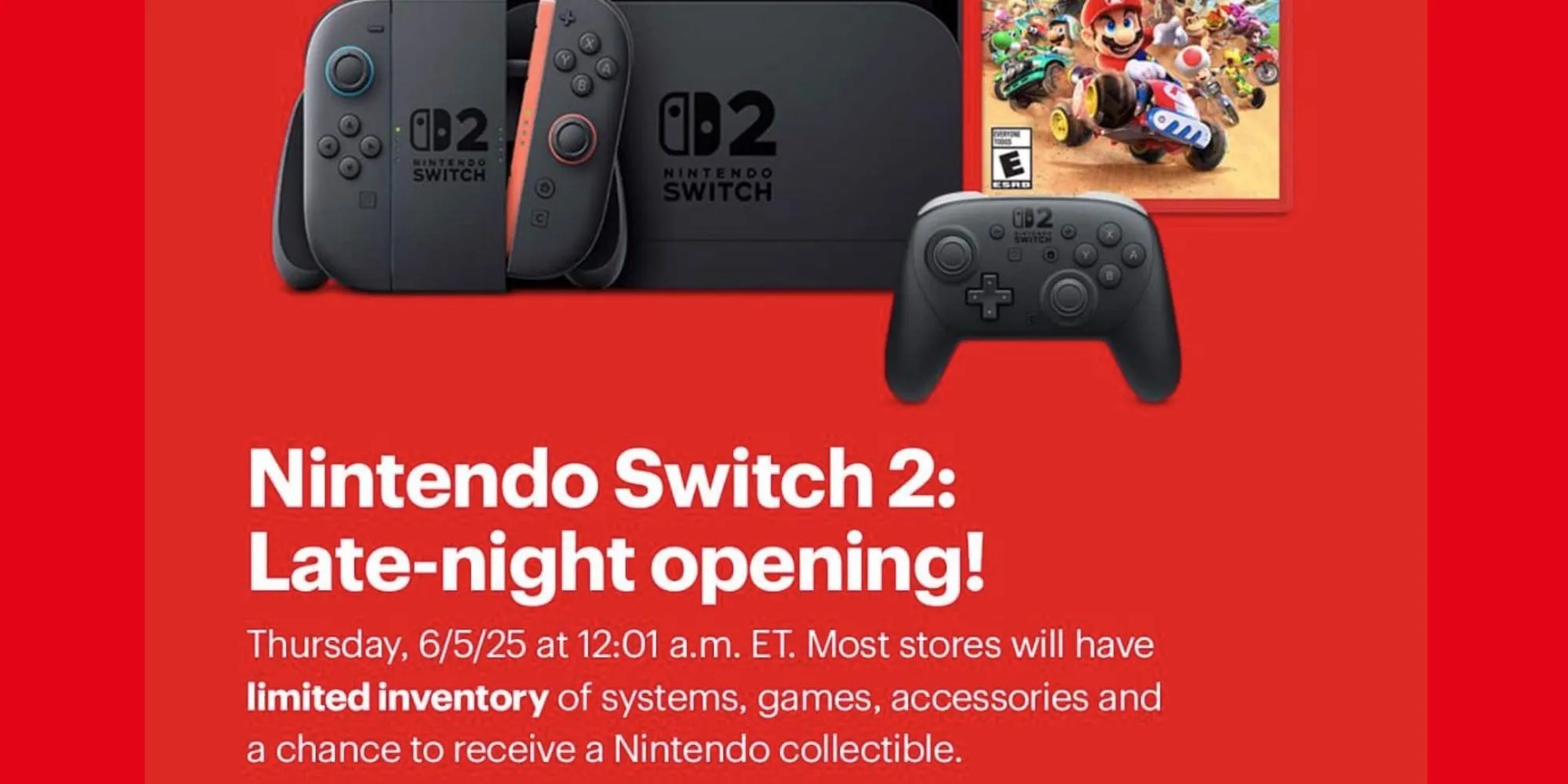 Best Buy mở bán trực tiếp Nintendo Switch 2 vào đêm 5/6