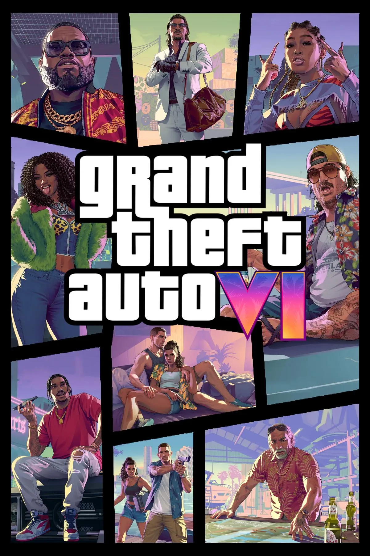 Bìa chính thức của game Grand Theft Auto VI