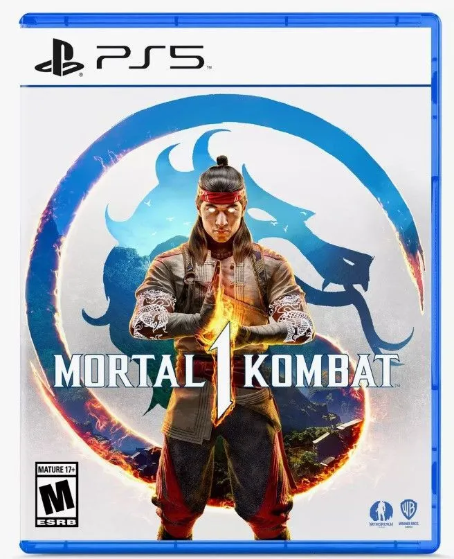 Bìa đĩa game Mortal Kombat 1 phiên bản Standard trên PlayStation 5