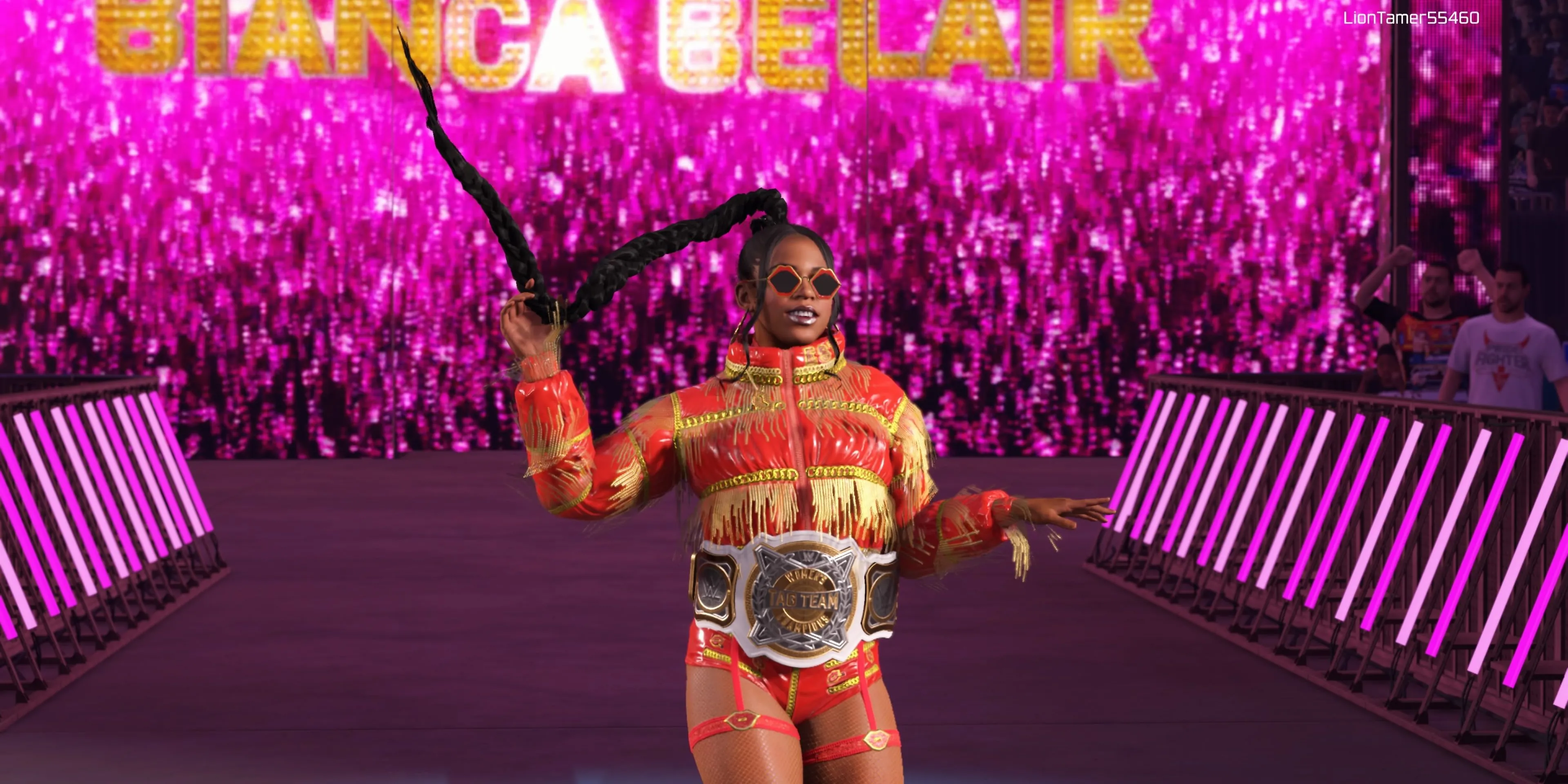 Bianca Belair, EST của WWE, khoe sức mạnh và sự nhanh nhẹn trong WWE 2K25.