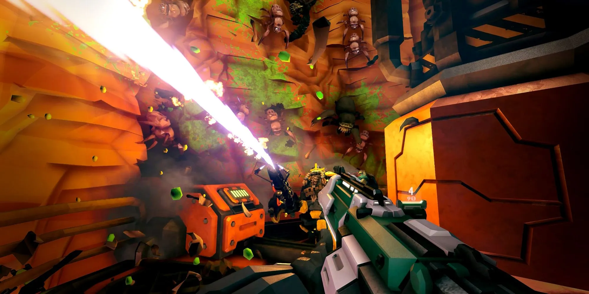 Biệt đội người lùn không gian Deep Rock Galactic chuẩn bị cho nhiệm vụ khai khoáng và chiến đấu