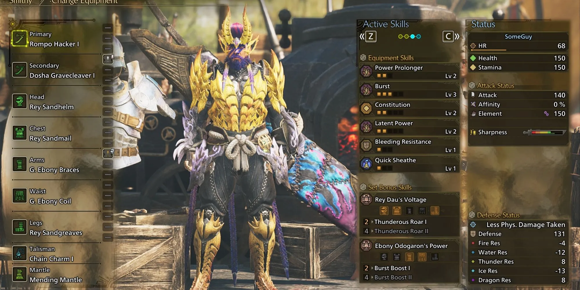 Build Long Sword giai đoạn Low Rank trong Monster Hunter Wilds