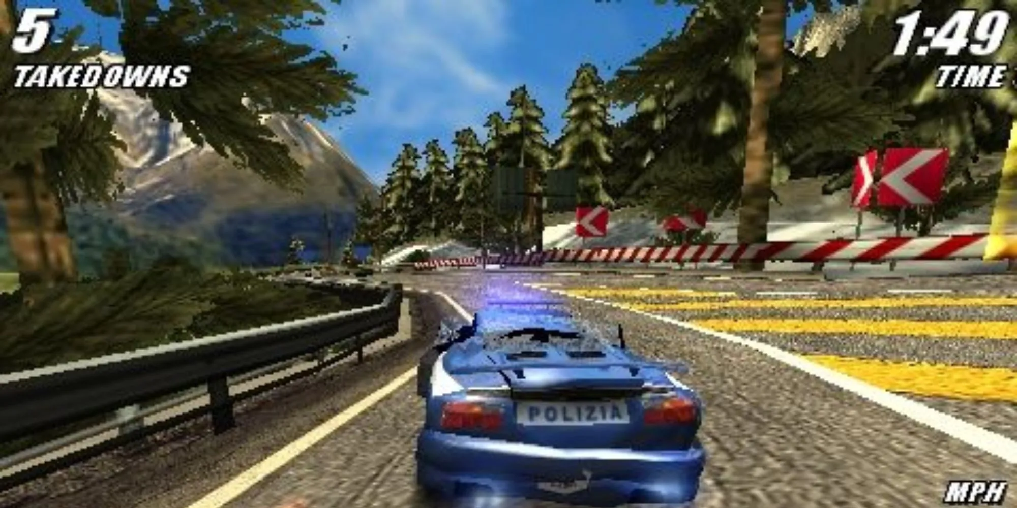 Burnout Legends với cảnh đua xe trên đường phố đầy màu sắc