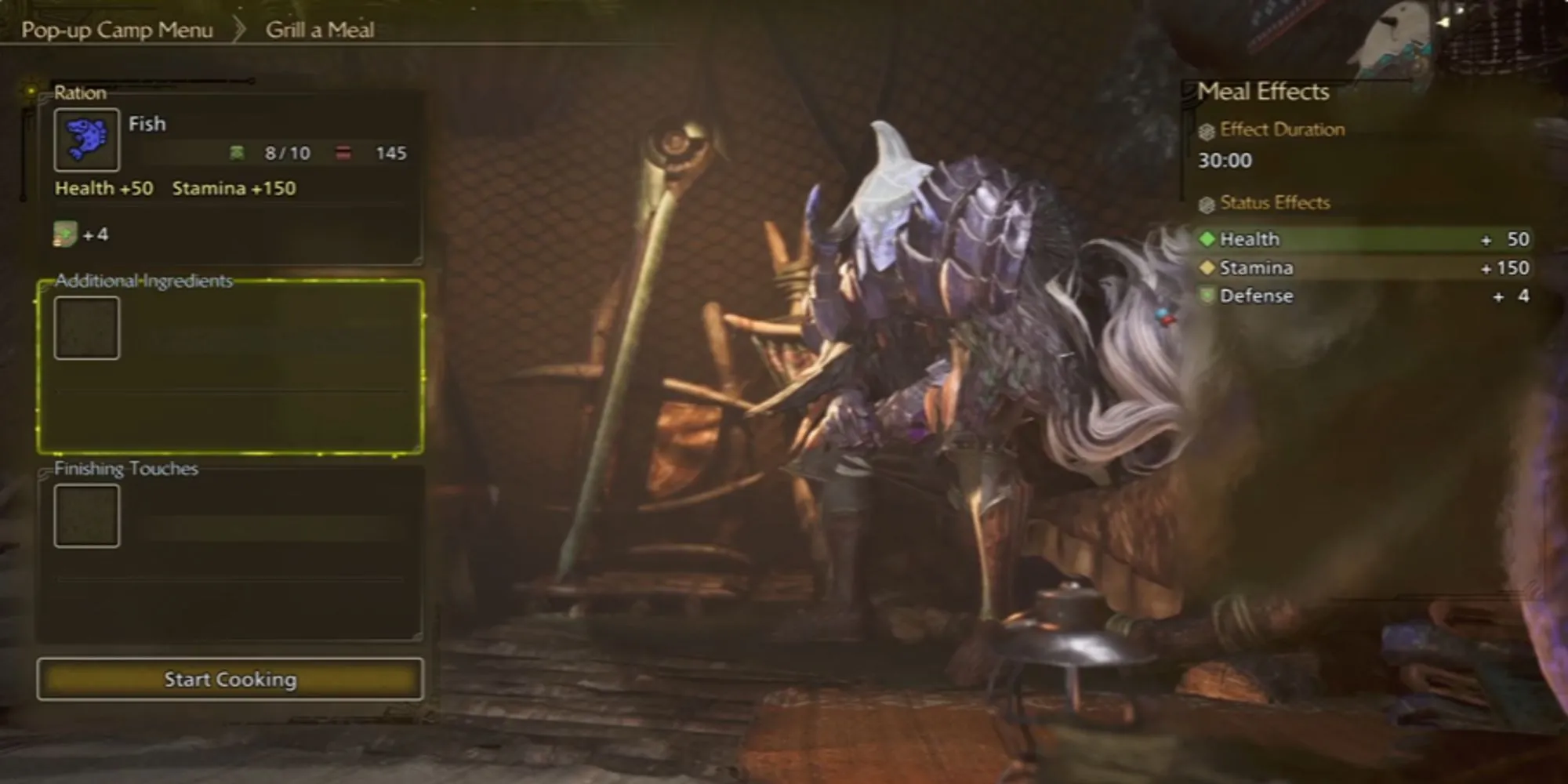 Cá dùng làm suất ăn trong Monster Hunter Wilds