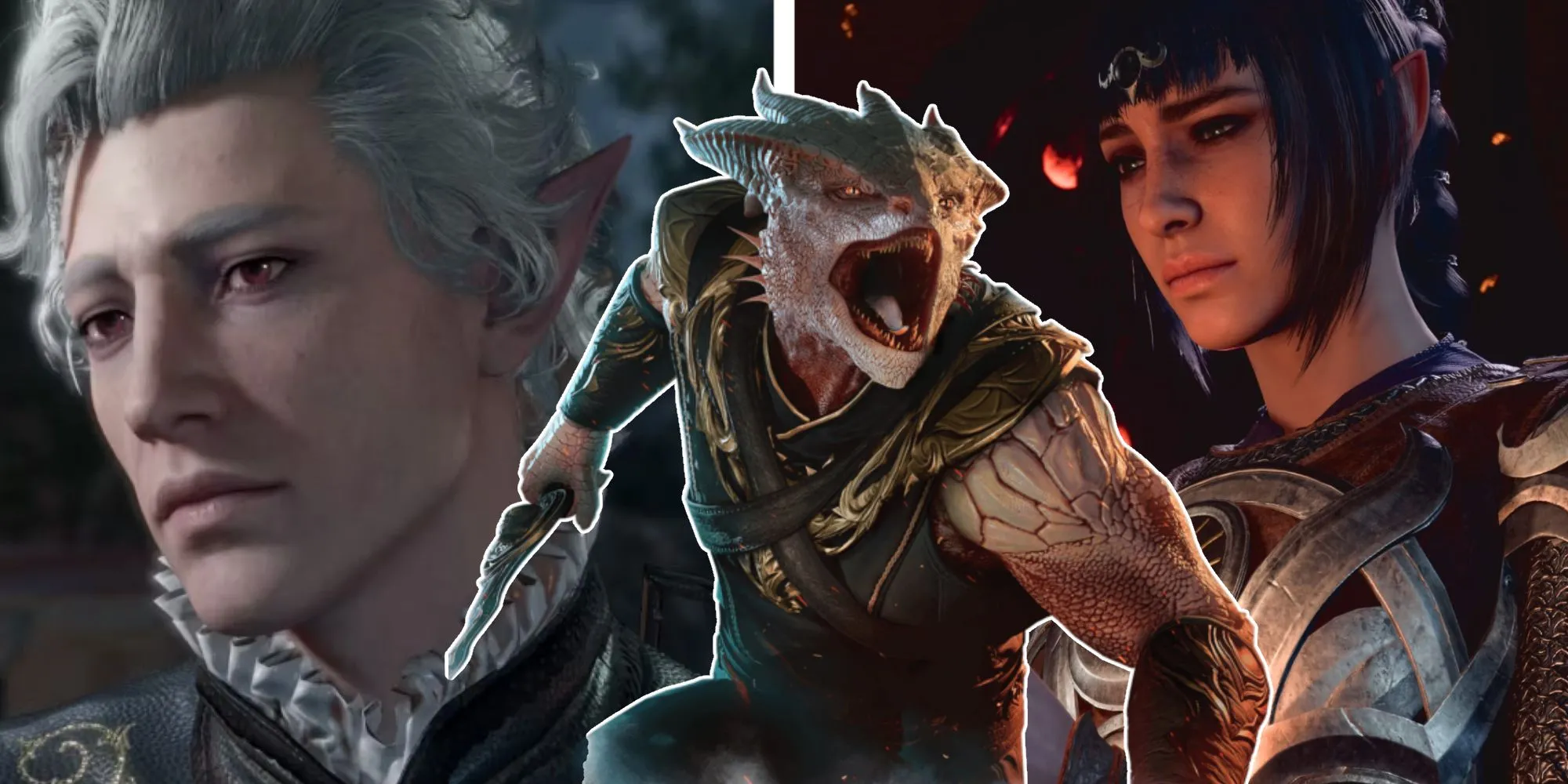 Các nhân vật đồng hành Astarion, Dark Urge và Shadowheart trong Baldur's Gate 3