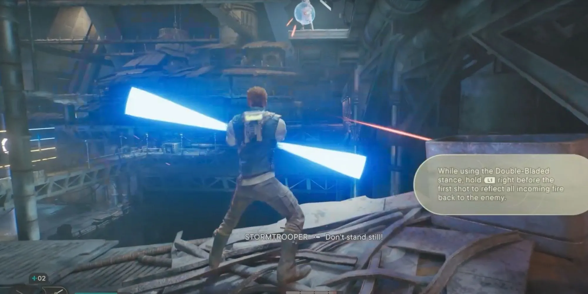 Cal Kestis hành động trong Star Wars Jedi Survivor - game RPG không gian Star Wars