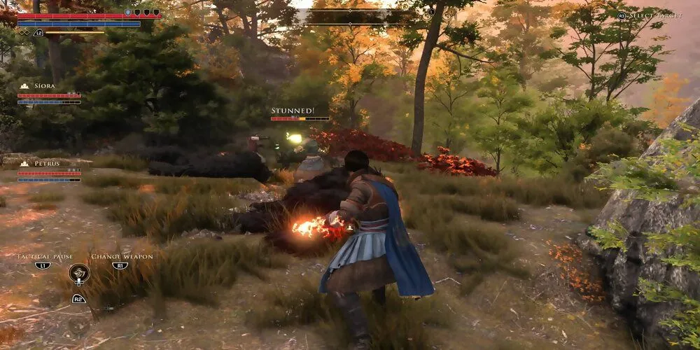Cận cảnh gameplay sử dụng ma thuật trong Greedfall