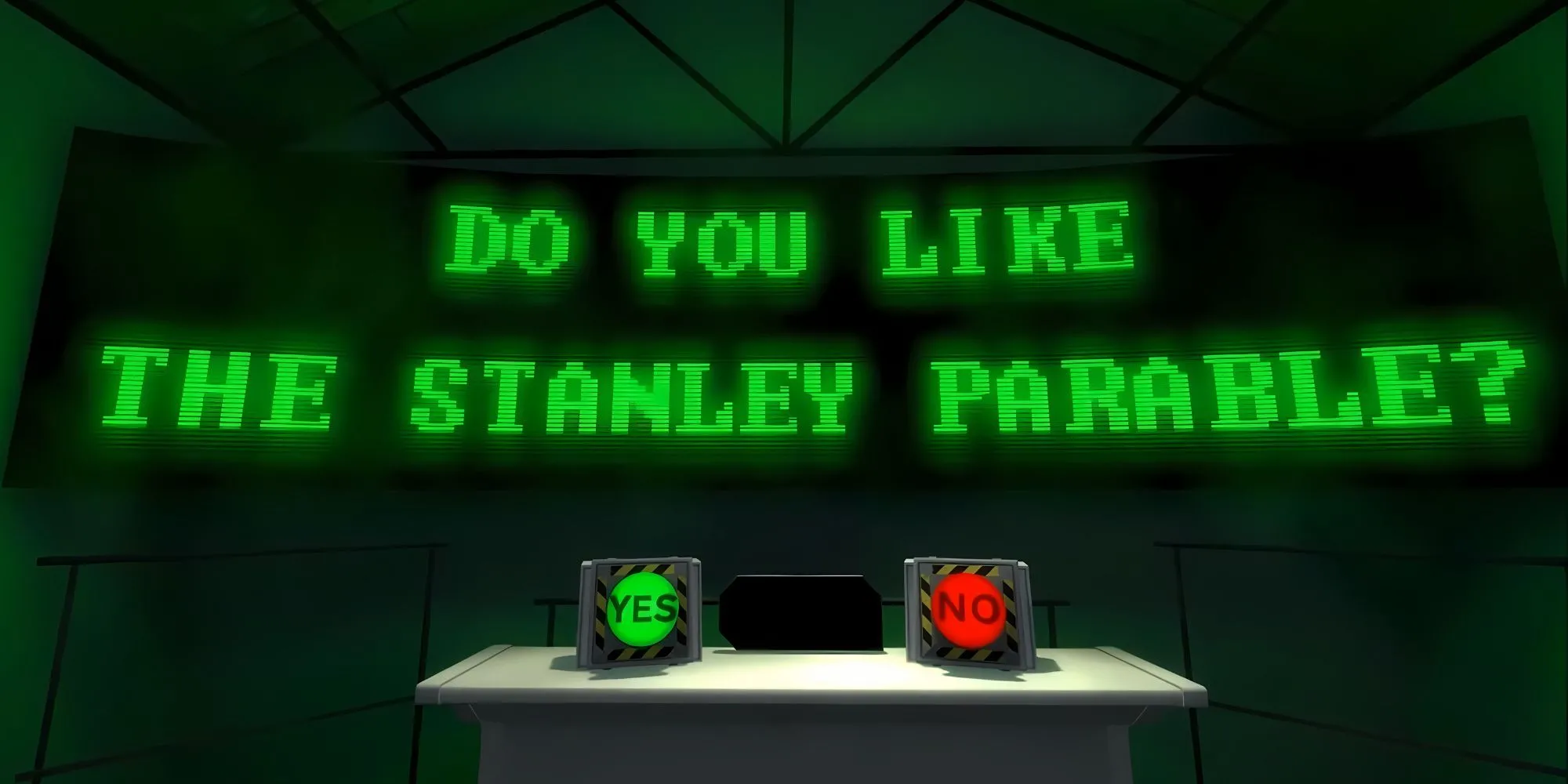 Căn phòng lựa chọn Yes/No đầy tính châm biếm trong The Stanley Parable Demonstration