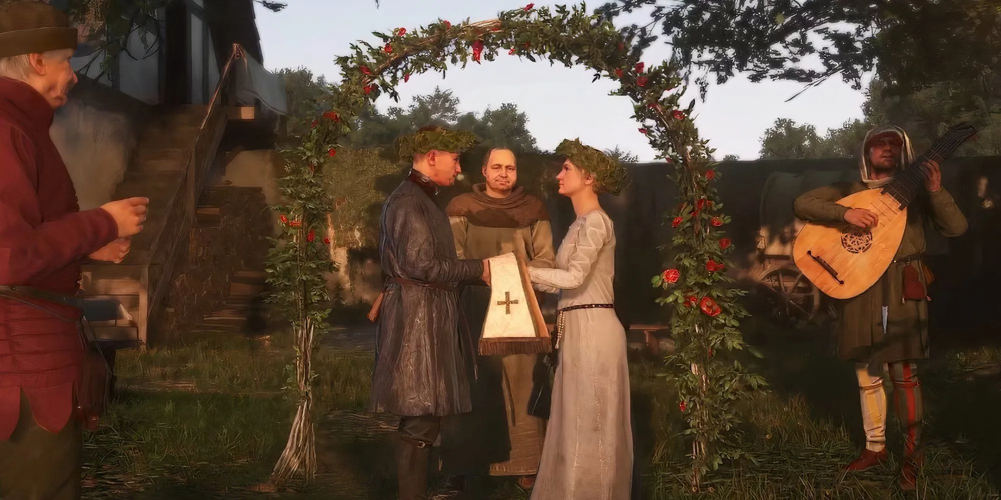 Cảnh đám cưới của Olda và Agnes trong Kingdom Come: Deliverance 2 được tái hiện chi tiết trên PS5 Pro