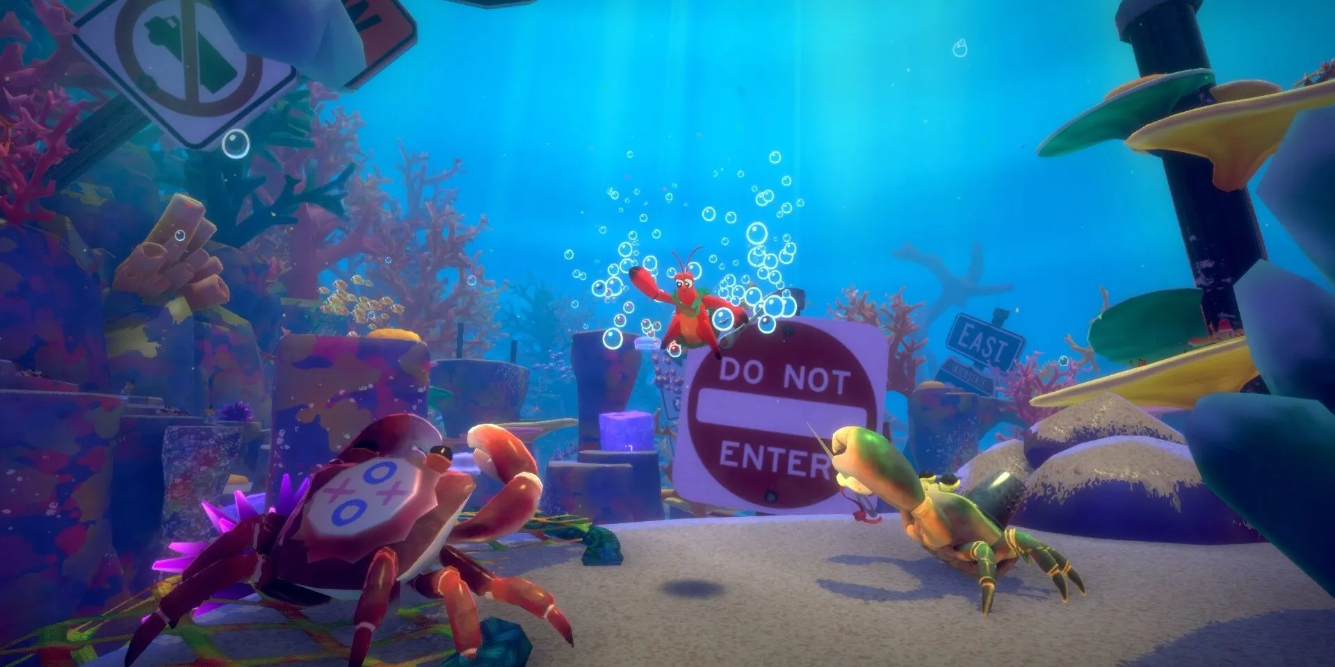 Cảnh Kril chiến đấu trong game Another Crab's Treasure, tiềm năng chuyển thể hoạt hình hài hước u tối