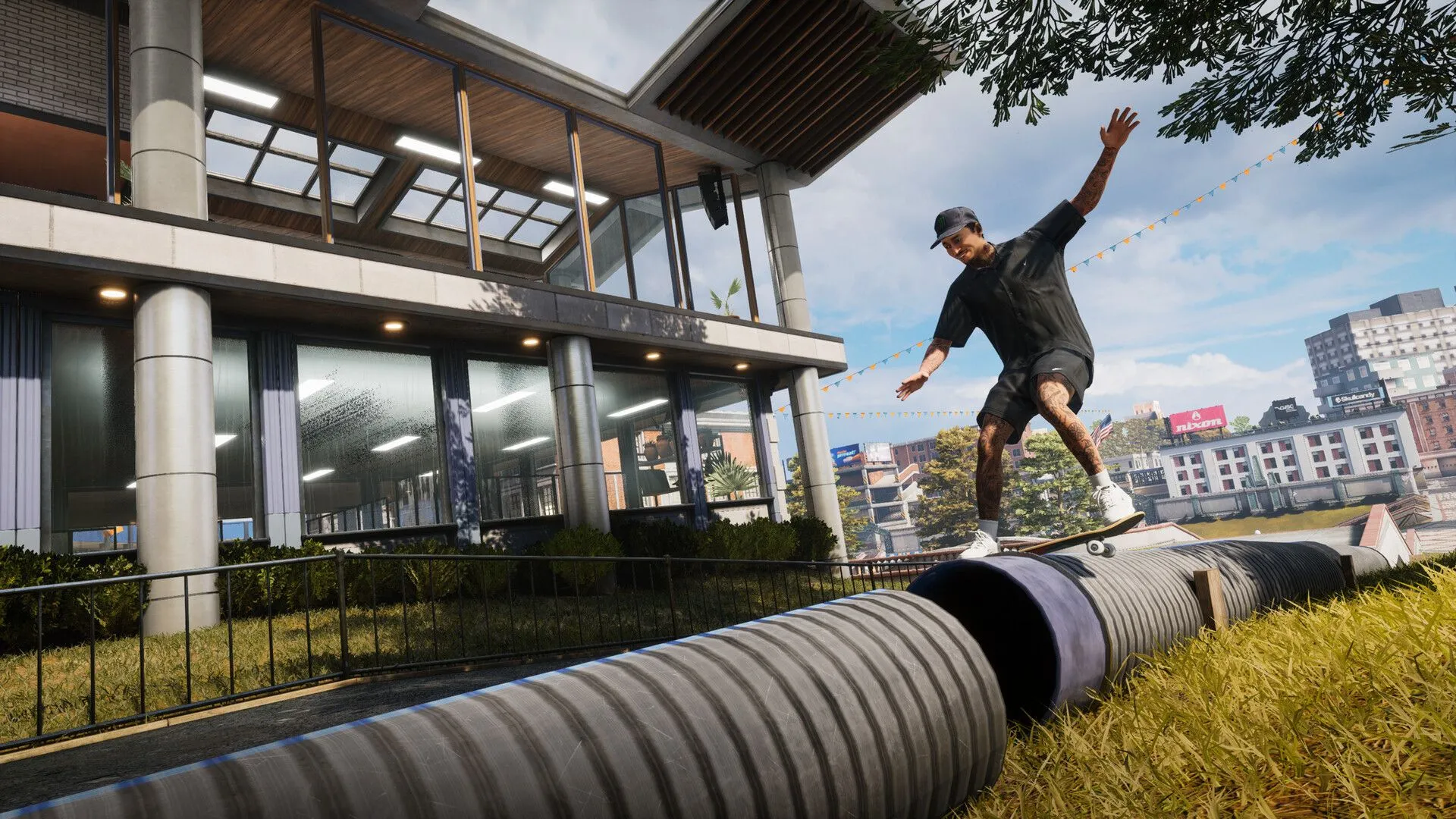 Cảnh trượt ván ấn tượng trong Tony Hawk's Pro Skater 3+4