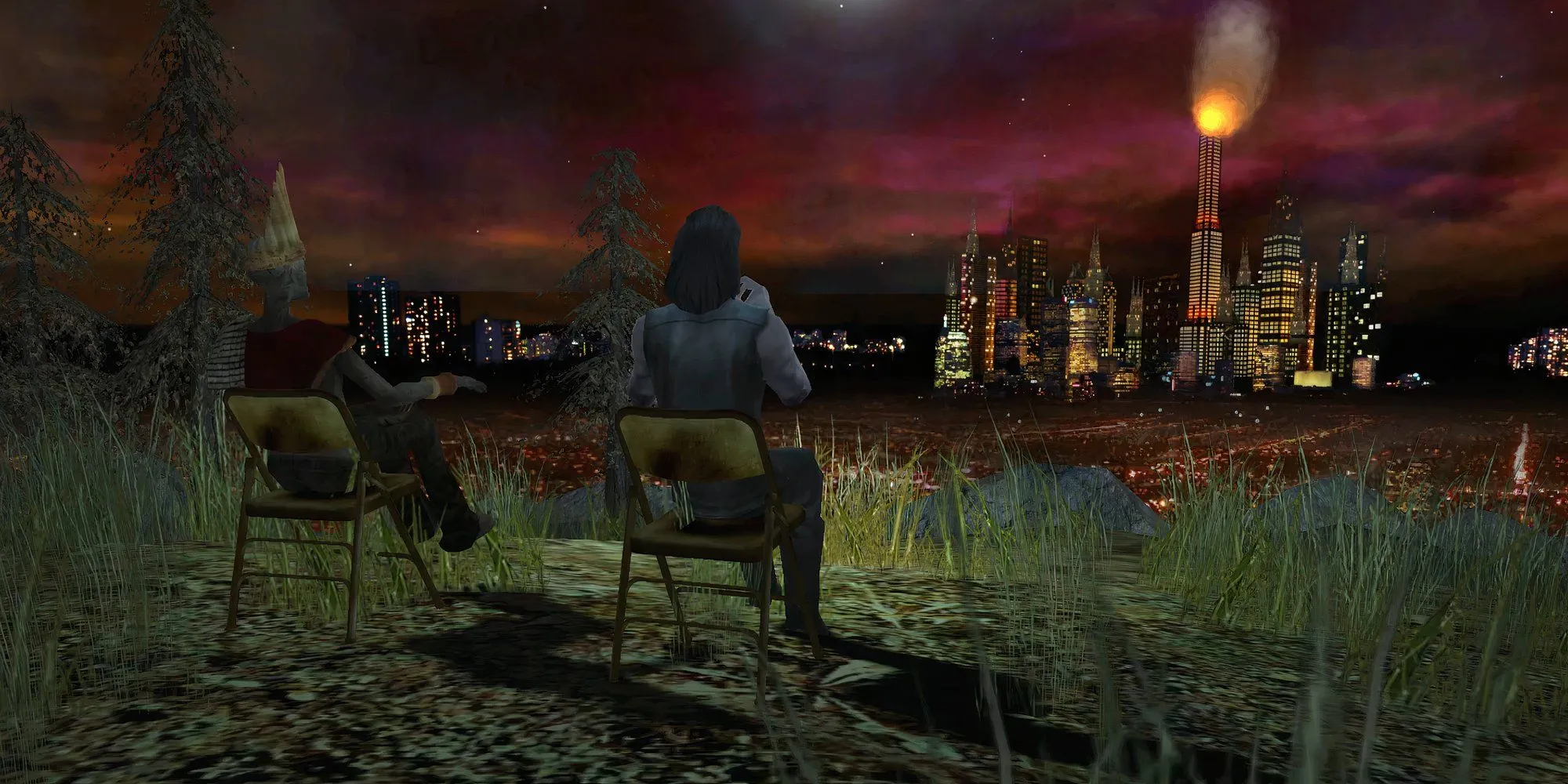 Cảnh vụ nổ cuối game Vampire: The Masquerade - Bloodlines