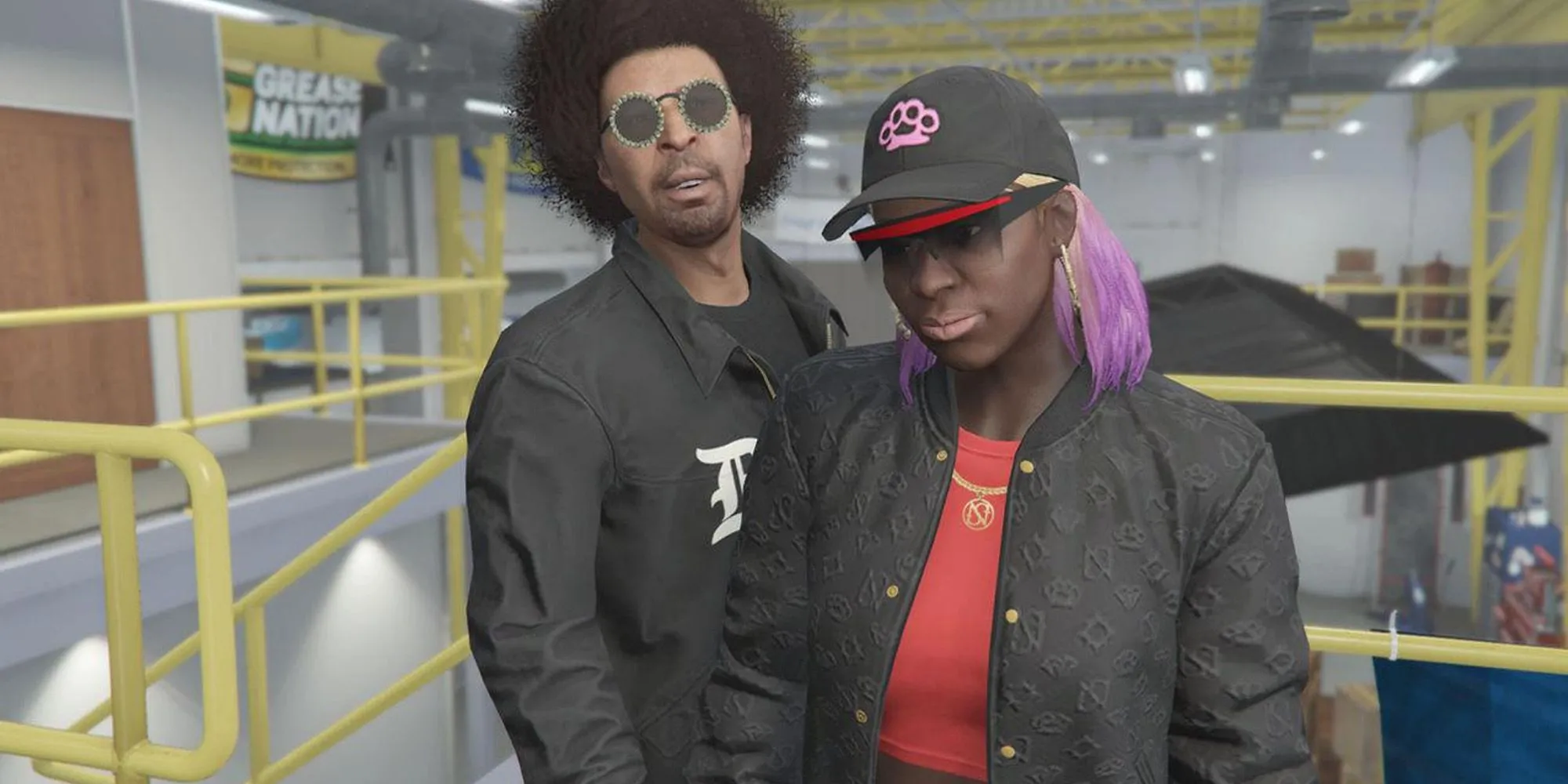 Cặp đôi Sessanta và KDJ Moodyman trong GTA Online và Gara Độ Xe