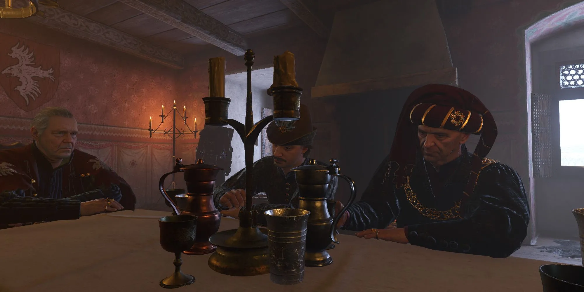 Chamberlain Ulrich tại Lâu đài Trosky giao nhiệm vụ Demons of Trosky trong Kingdom Come Deliverance 2