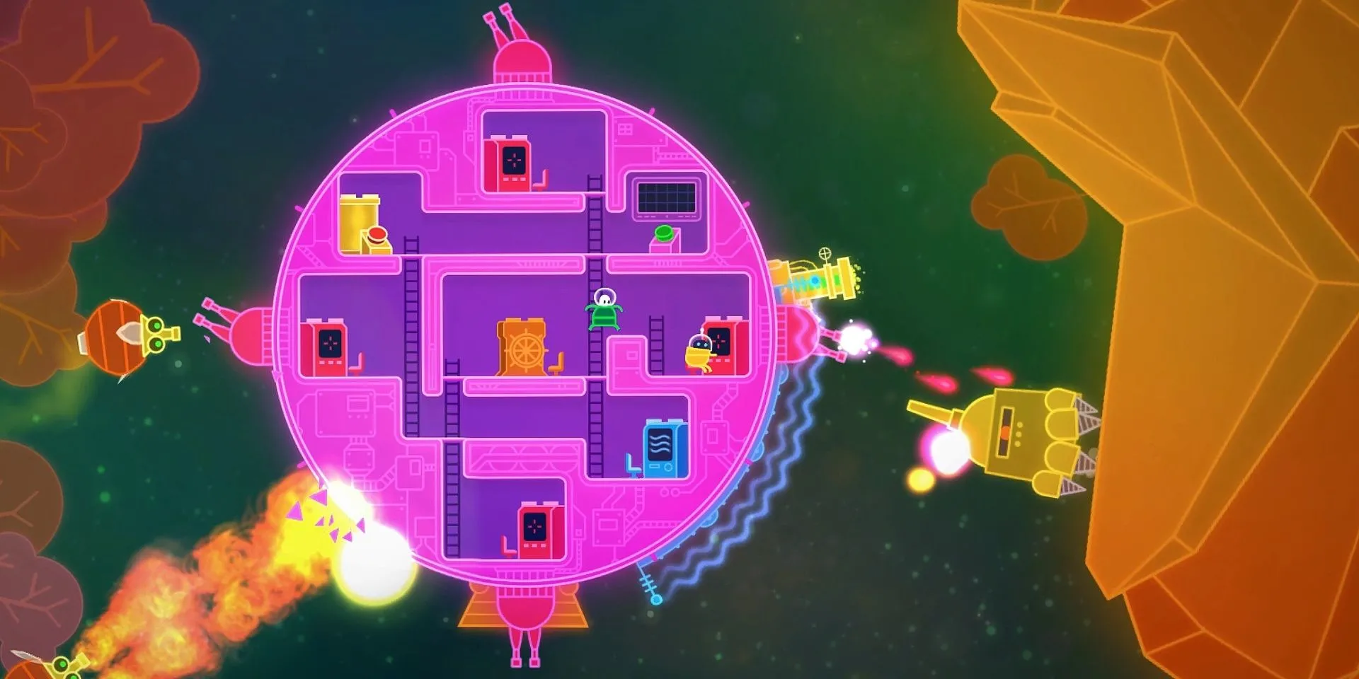 Chiến đấu tàu vũ trụ trong Lovers in a Dangerous Spacetime