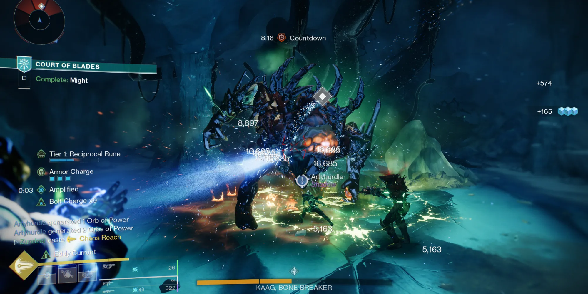 Cổng dịch chuyển trong Court of Blades Destiny 2 dẫn đến đấu trường