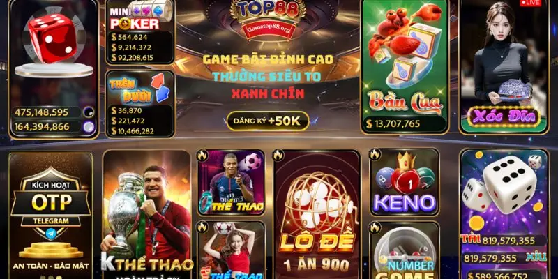 Cổng game TOP88 – Giải trí cực đã, hỗ trợ tận tâm 24/7 3 Cổng game TOP88 – Giải trí cực đã, hỗ trợ tận tâm 24/7