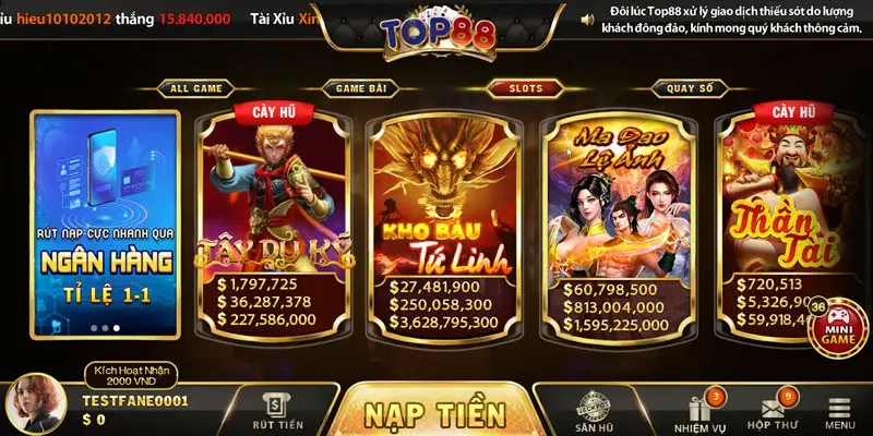 Cổng game TOP88 – Giải trí cực đã, hỗ trợ tận tâm 24/7 4 Cổng game TOP88 – Giải trí cực đã, hỗ trợ tận tâm 24/7