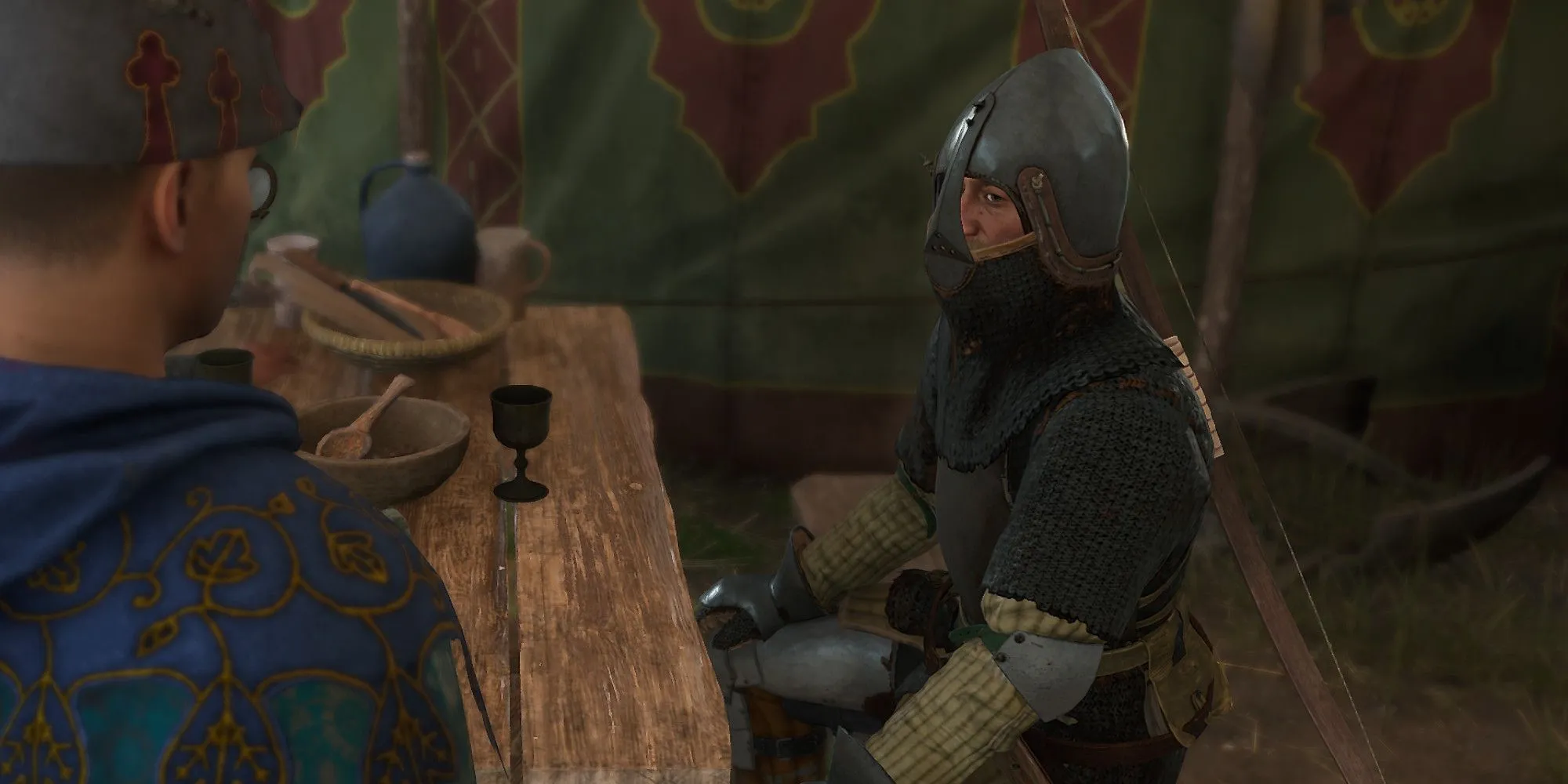 Đại úy Puta trong Kingdom Come Deliverance 2 sẵn sàng giao nhiệm vụ Spoils of War cho Henry