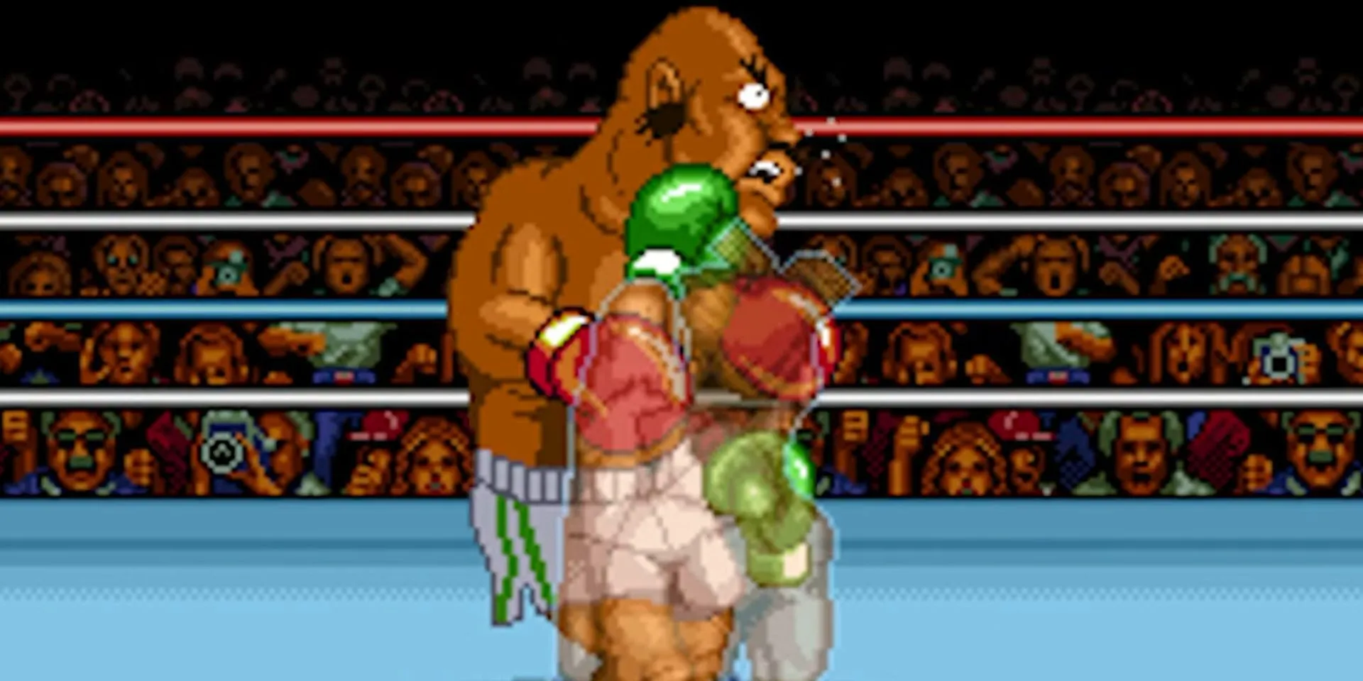 Đấm Bald Bull trong Super Punch-Out trên SNES