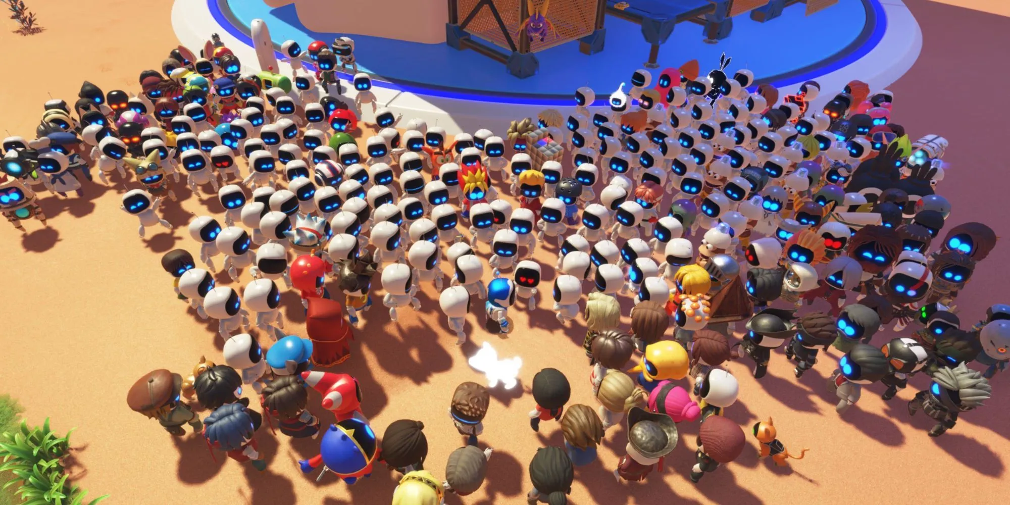 Dàn nhân vật Bot đa dạng và đáng yêu trong game Astro Bot