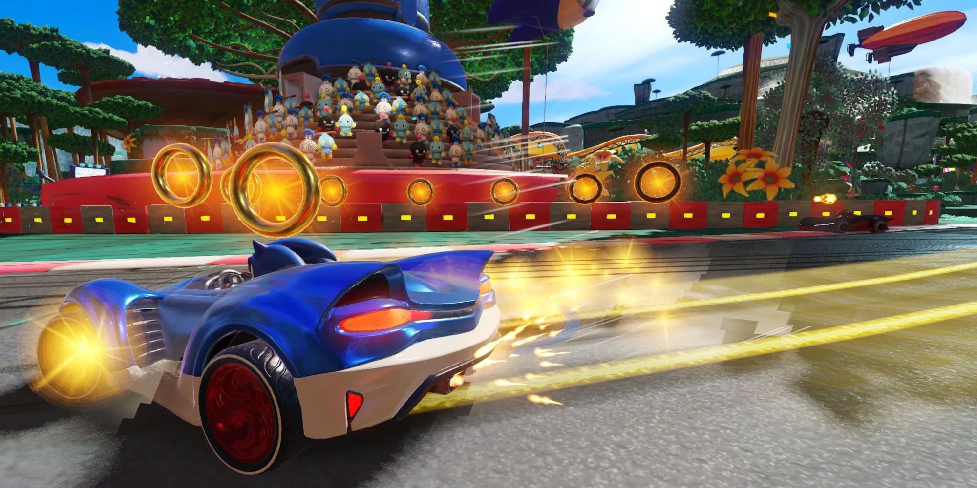 Dàn nhân vật Sonic cùng nhau tranh tài trong game đua xe đồng đội Team Sonic Racing