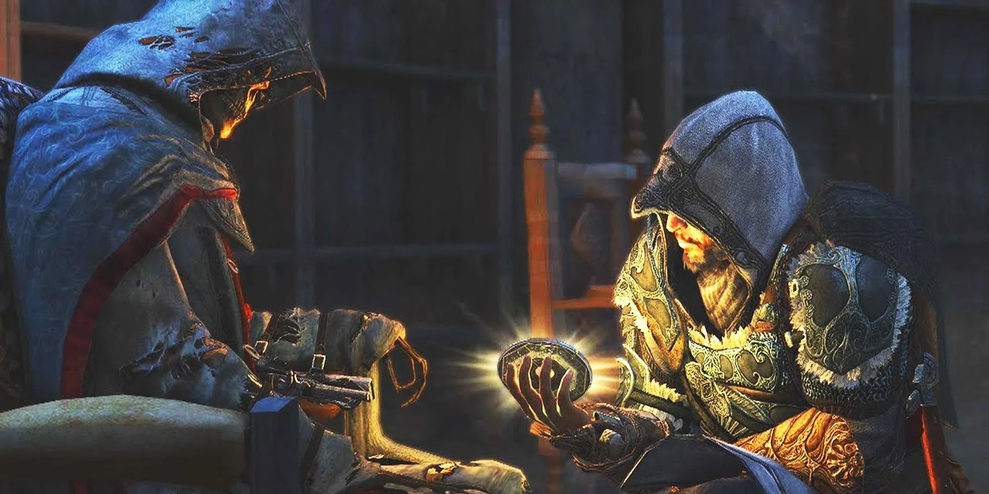 Ezio Auditore và Altair Ibn-La'Ahad xuất hiện cùng nhau trong Assassin's Creed Revelations.