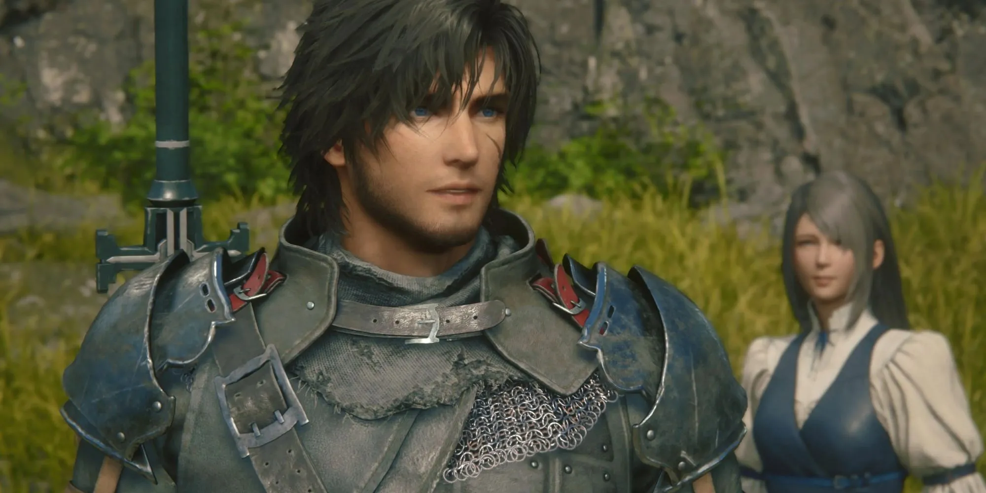 Final Fantasy 16 - Clive và Jill trong tựa game JRPG hành động
