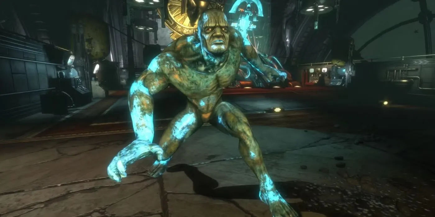 Frank Fontaine trong hình dạng trùm cuối của BioShock, một sự biến đổi gây thất vọng cho nhiều người chơi