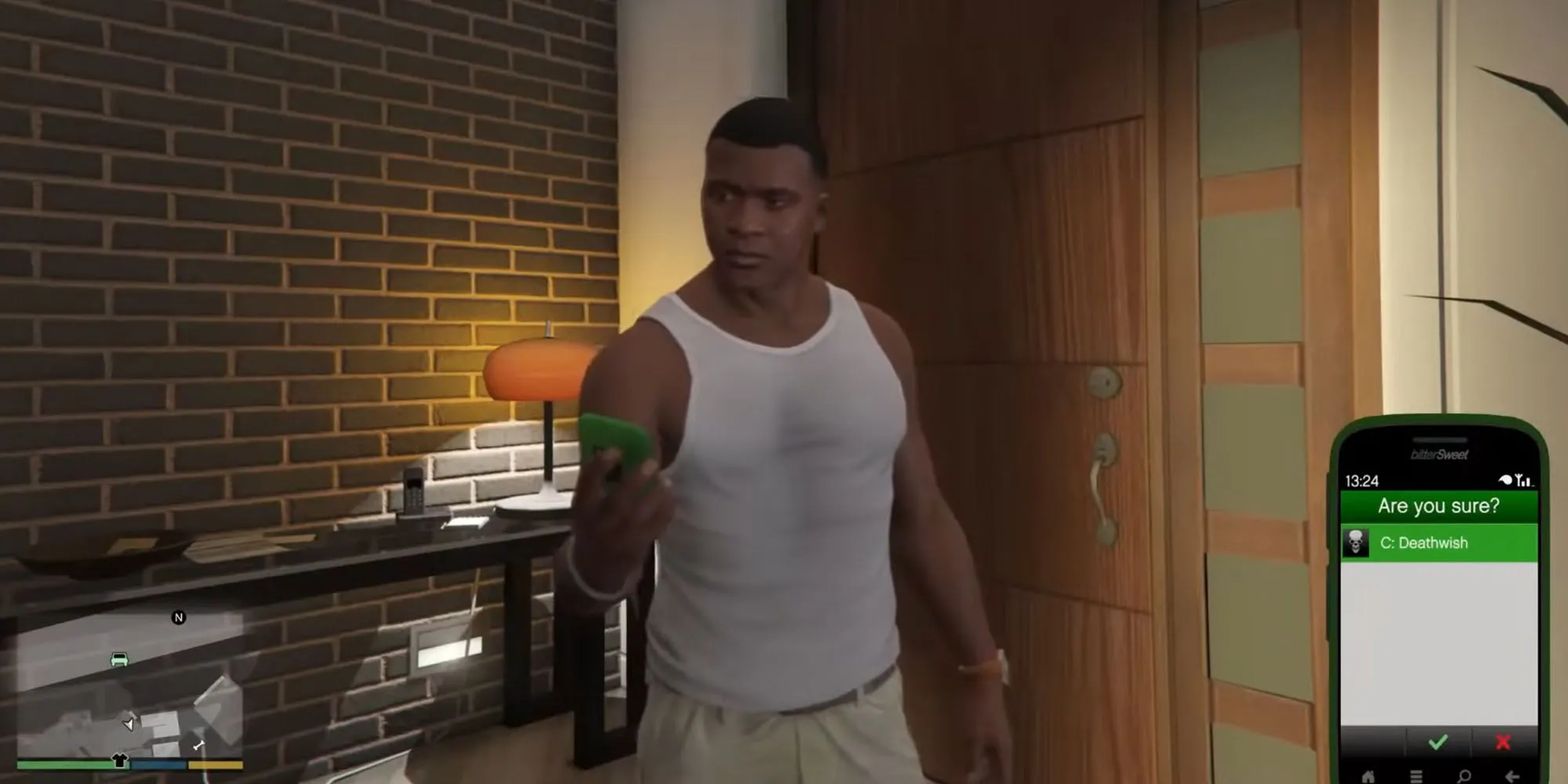 Franklin, Michael và Trevor đứng cùng nhau trong nhiệm vụ The Third Way, kết thúc tốt nhất của GTA V