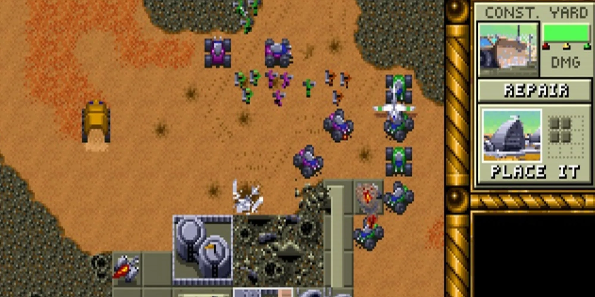 Gameplay của Dune II, tựa game chiến thuật thời gian thực kinh điển