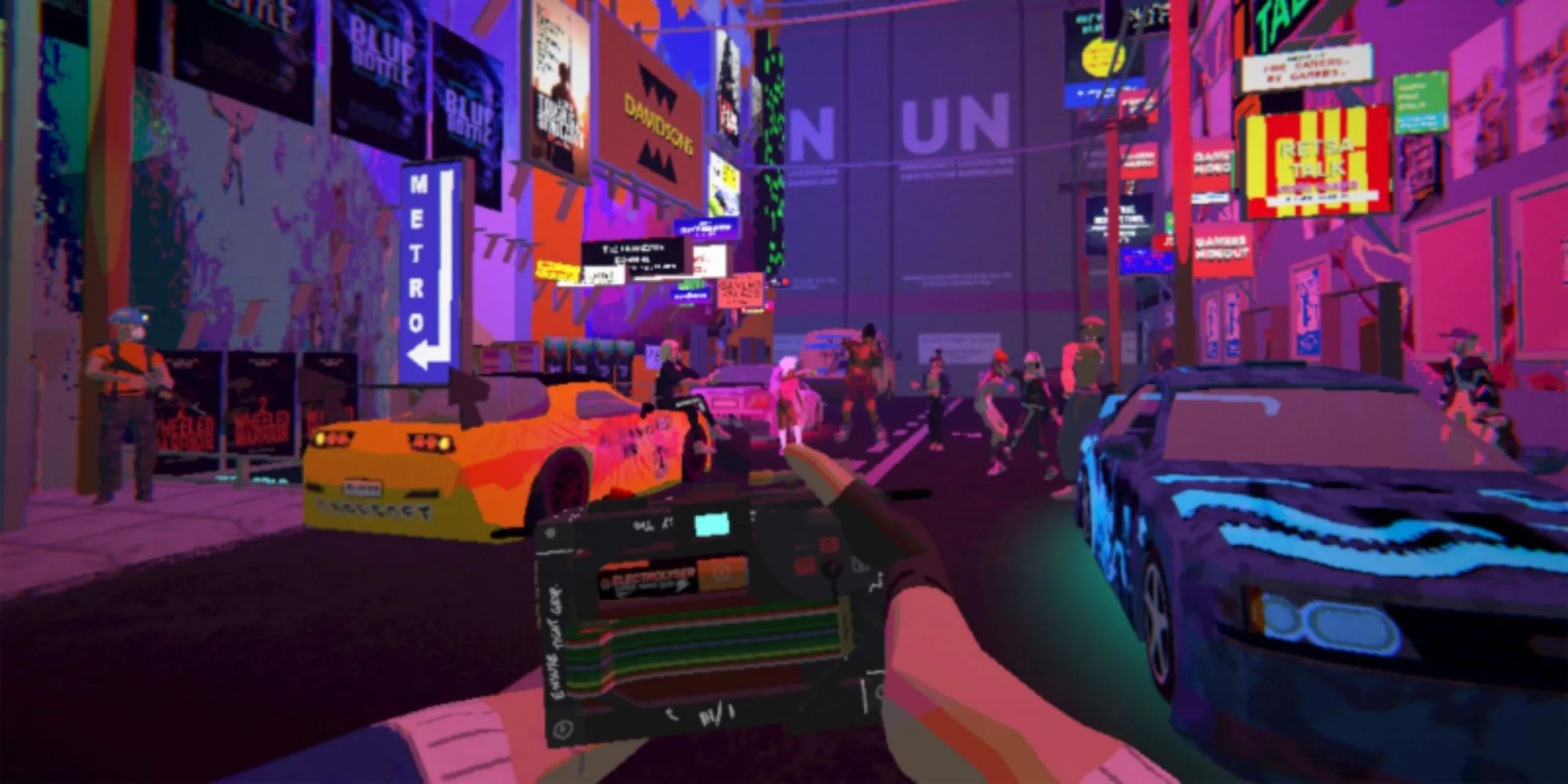 Gameplay screenshot from Umurangi Generation