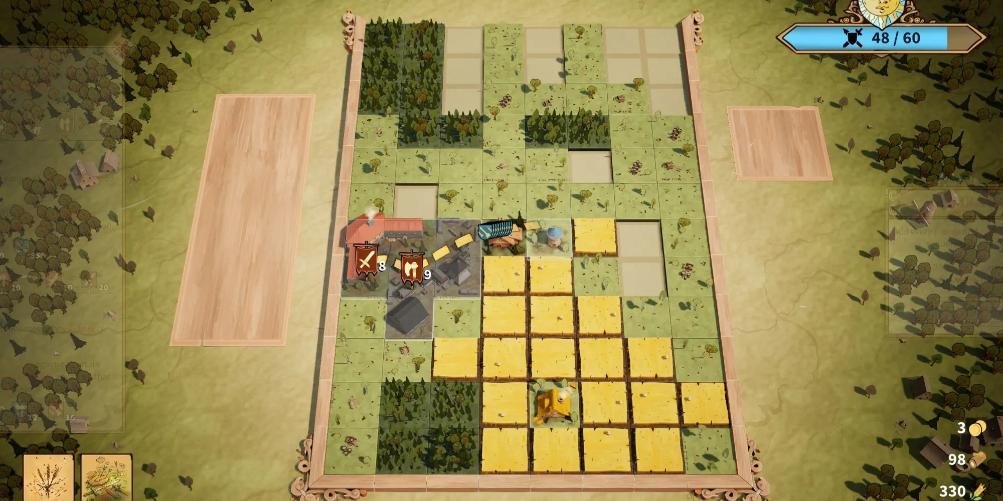 Giao diện chiến đấu trong game Drop Duchy