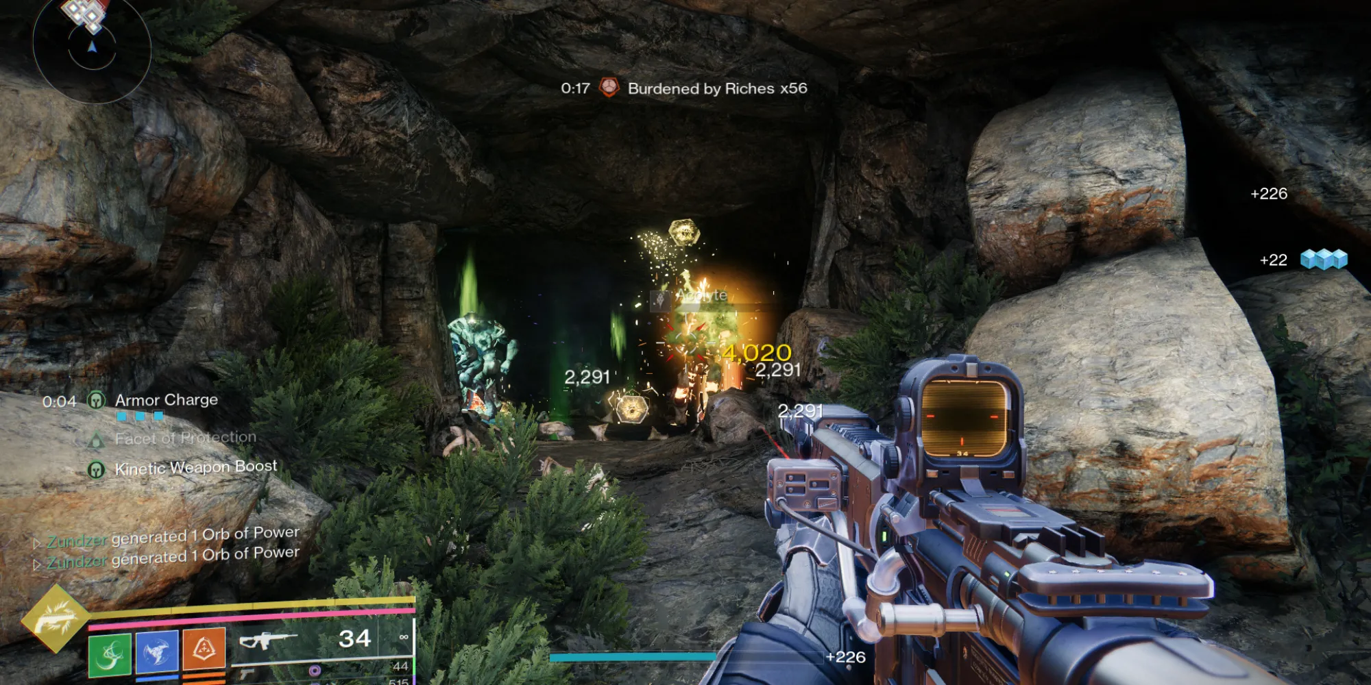 Giao diện Contender Card Platinum Plunderer trong Destiny 2 Guardian Games để farm huy chương