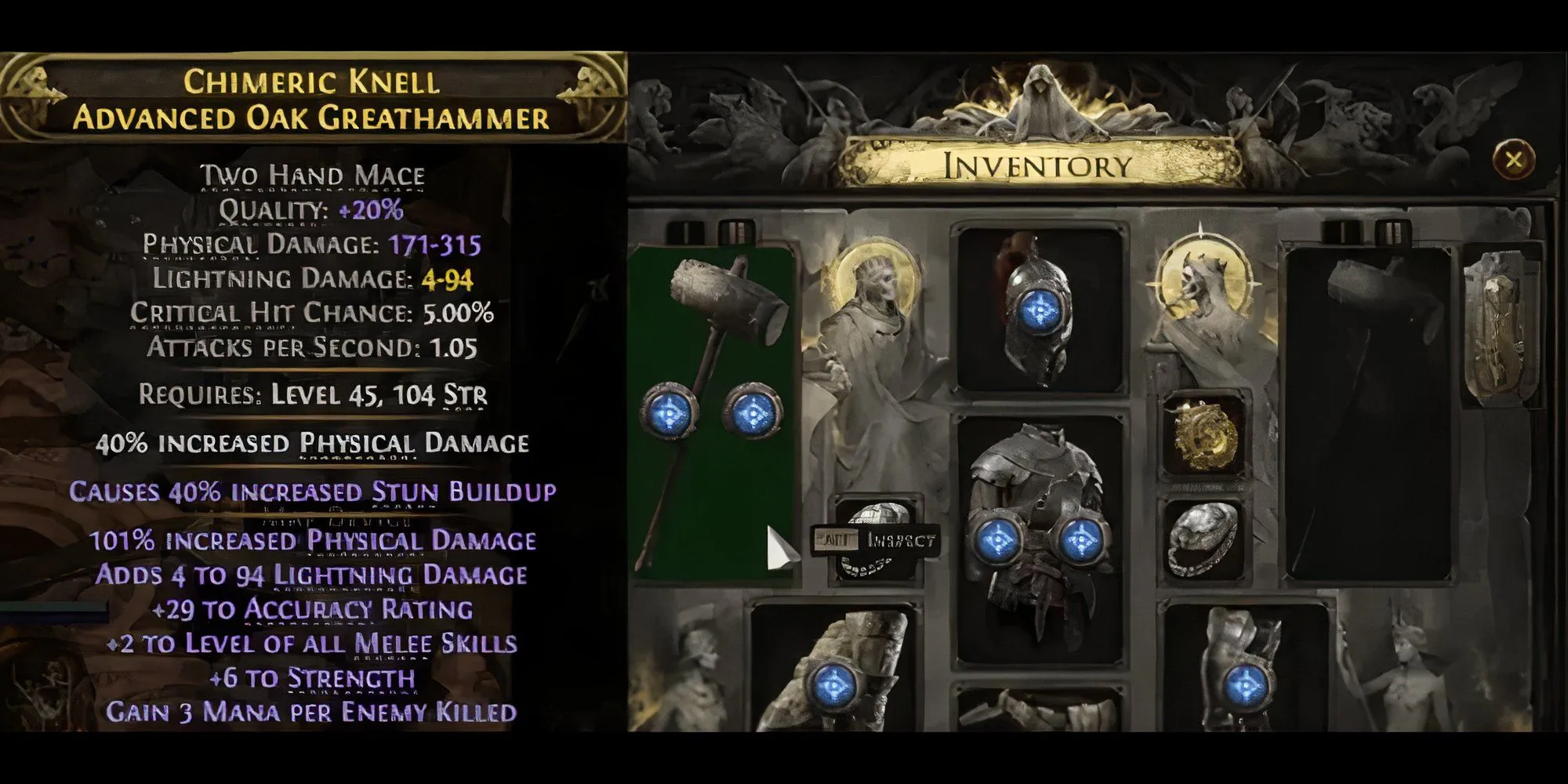 Gợi ý trang bị giáp cho Warrior build trong Path of Exile 2