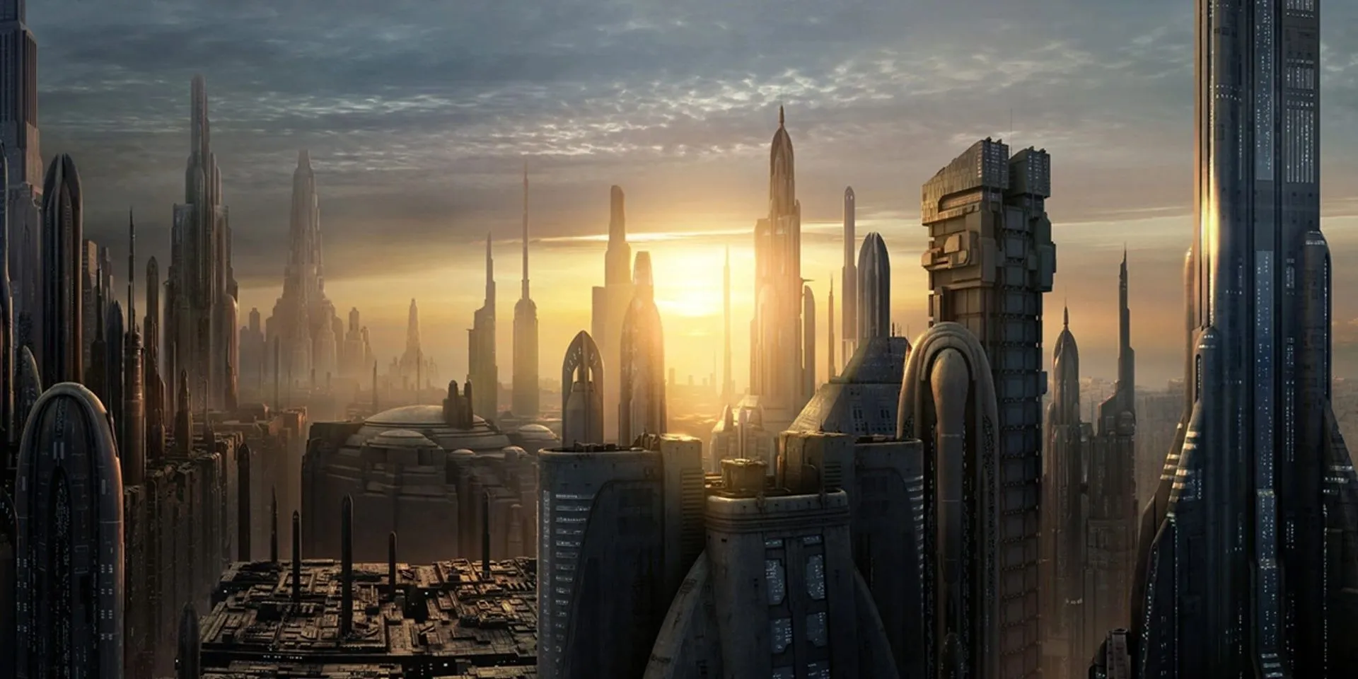 Hành tinh Coruscant hiện đại và sầm uất trong vũ trụ Star Wars