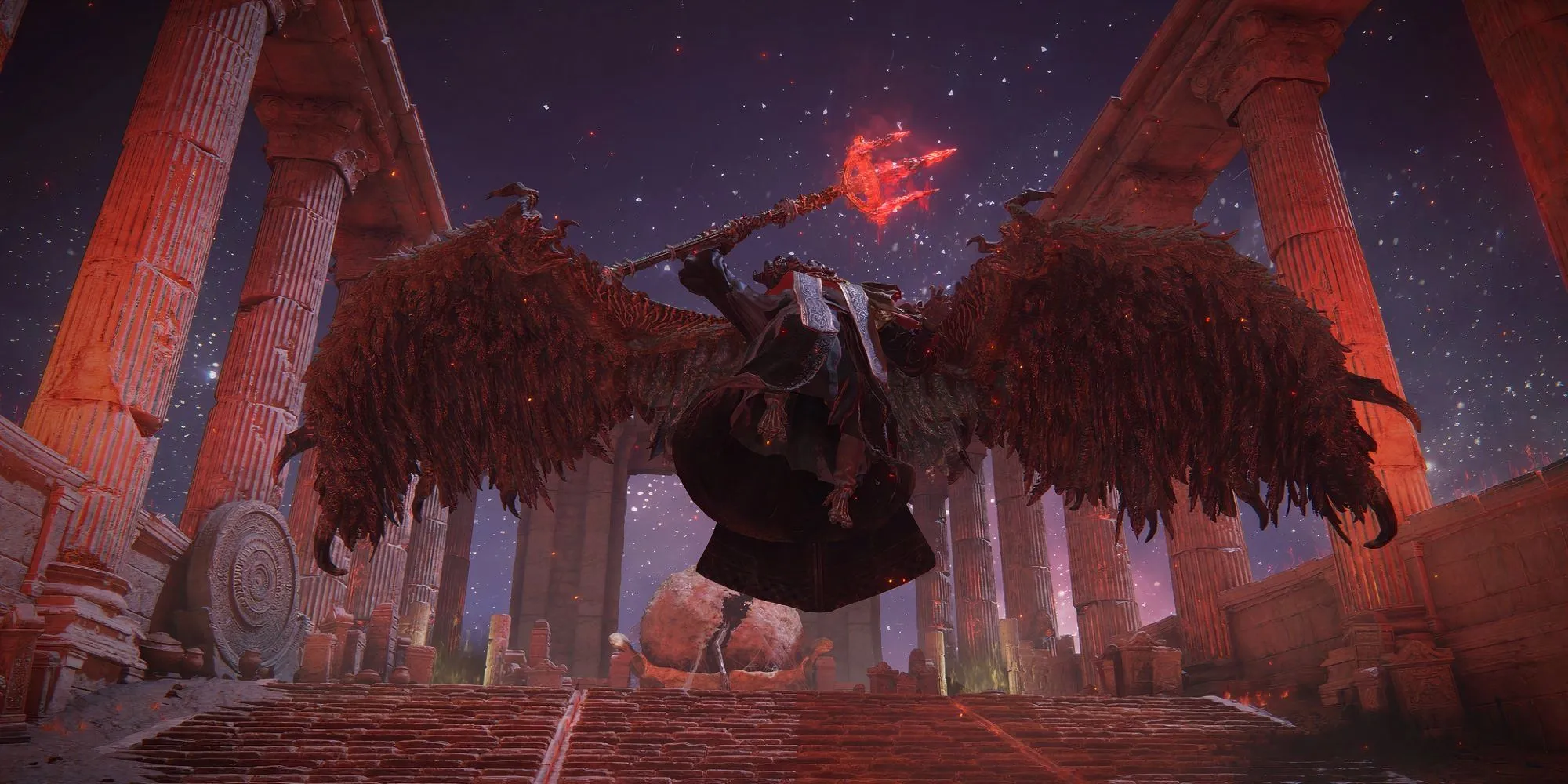 Hiệu ứng Bleed trong game Soulsborne khiến nhân vật mất máu nhanh chóng.