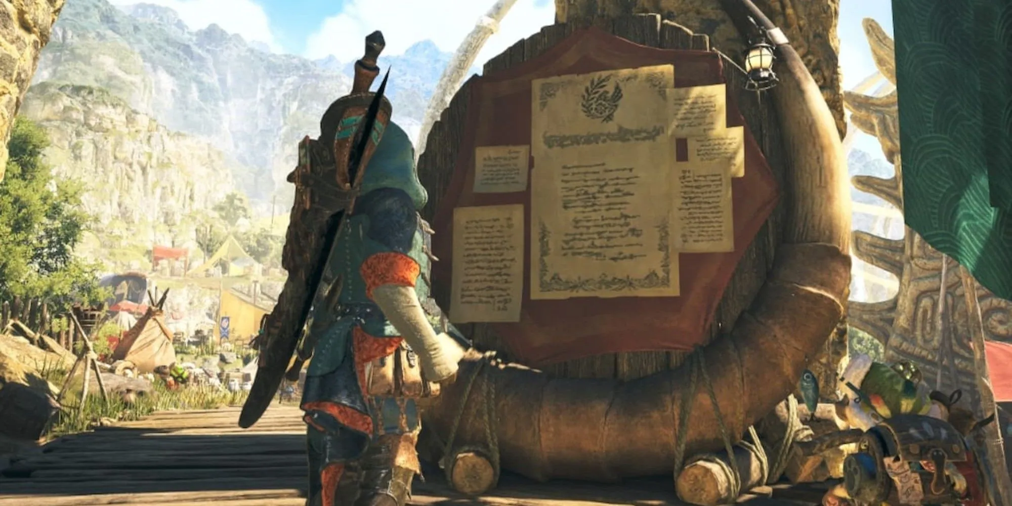 Hình ảnh bảng ghi chép chuyến thám hiểm (Expedition Record Board) trong Monster Hunter Wilds