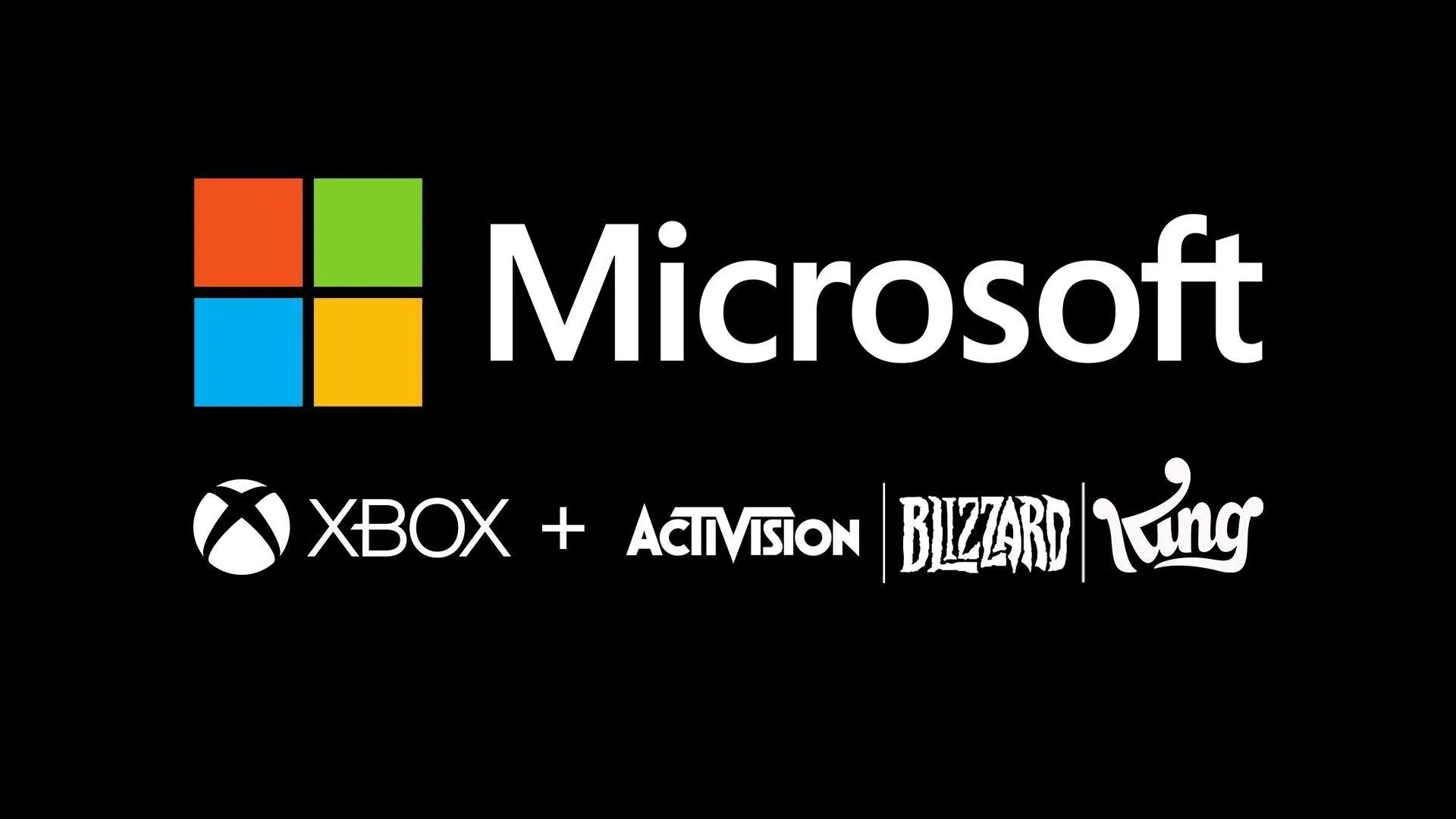Hình ảnh biểu tượng thương vụ Microsoft hoàn tất mua lại Activision Blizzard, một sự kiện lớn trong ngành công nghiệp game.